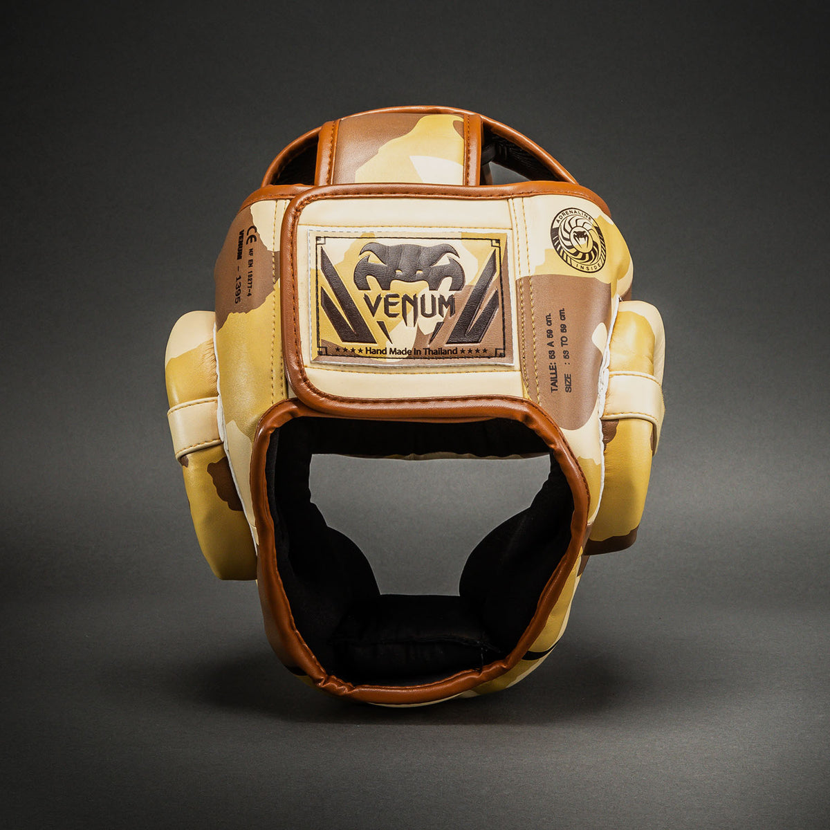Venum Elite Camo Casco de Protección – Beige Claro/Marrón