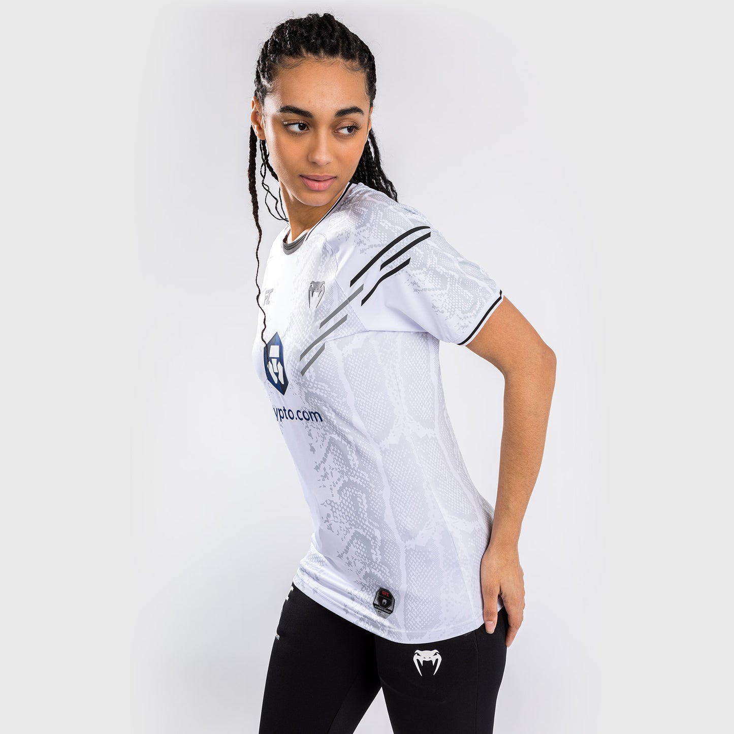 UFC Adrenaline by Venum Authentic Fight Night T-shirt Walkout para Mujer - Blanco