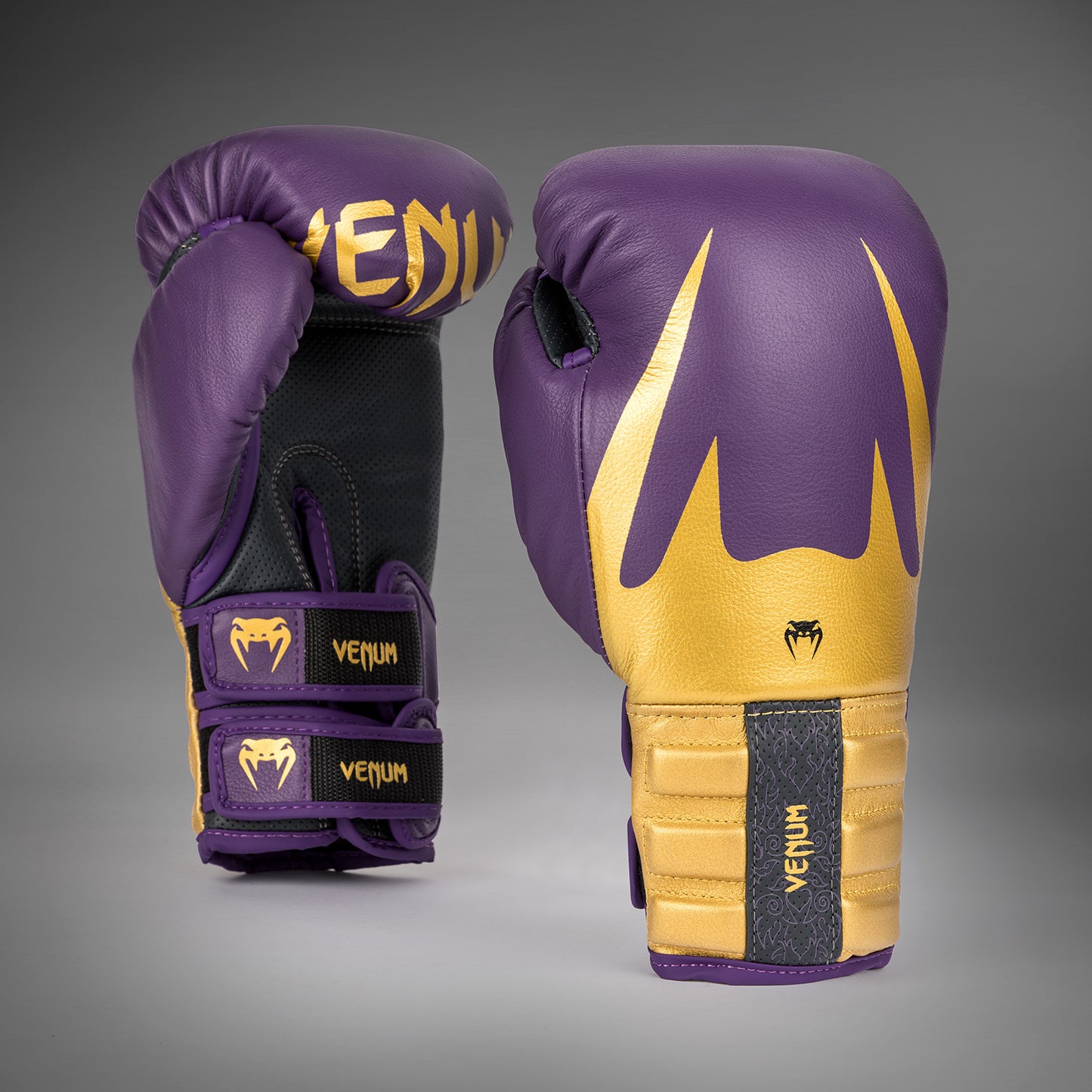 Venum Reverso Guantes de boxeo - Morado oscuro/Oro