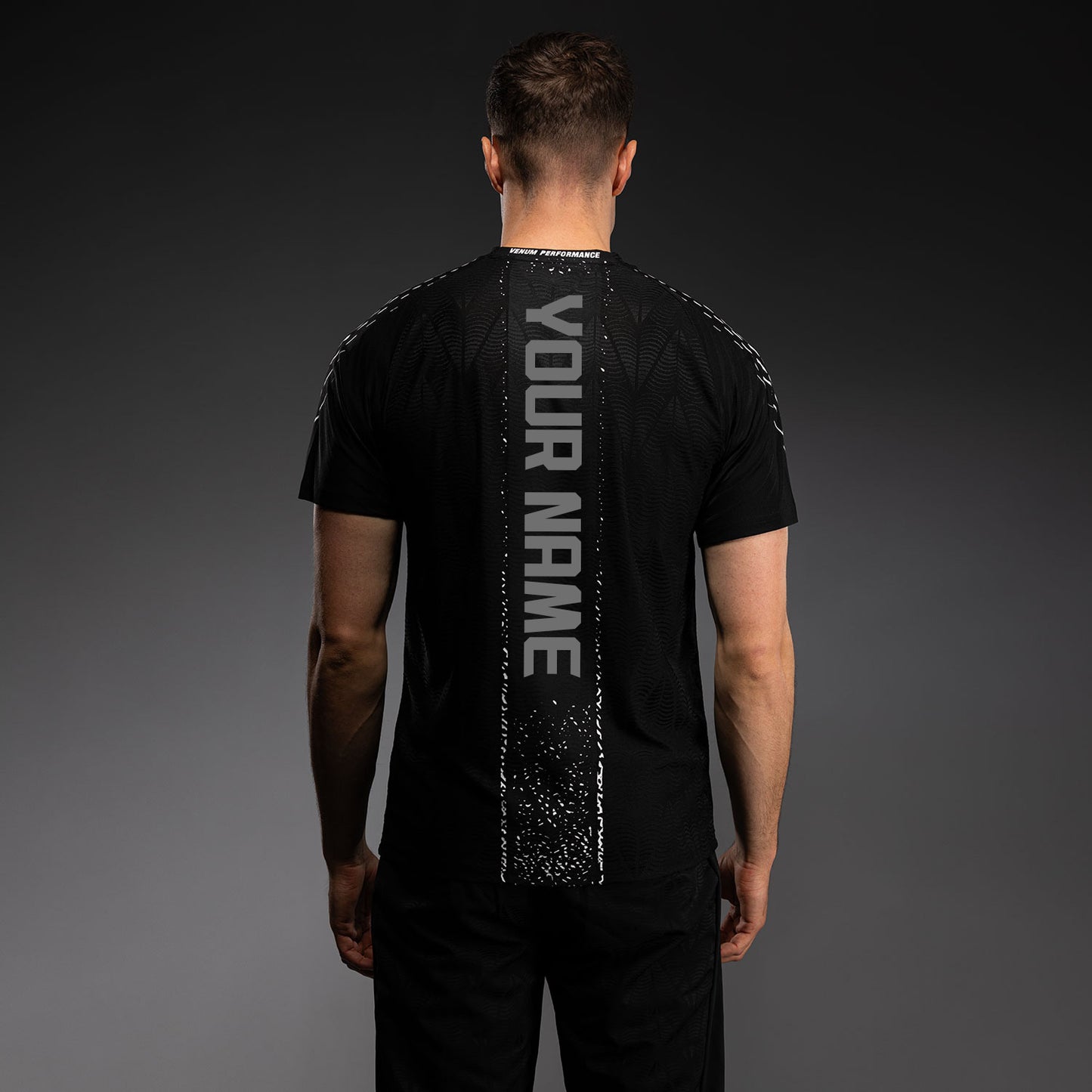 UFC Zenith by Venum Authentic Fight Night Camiseta oficial Walkout Hombre Personalizado - Negro