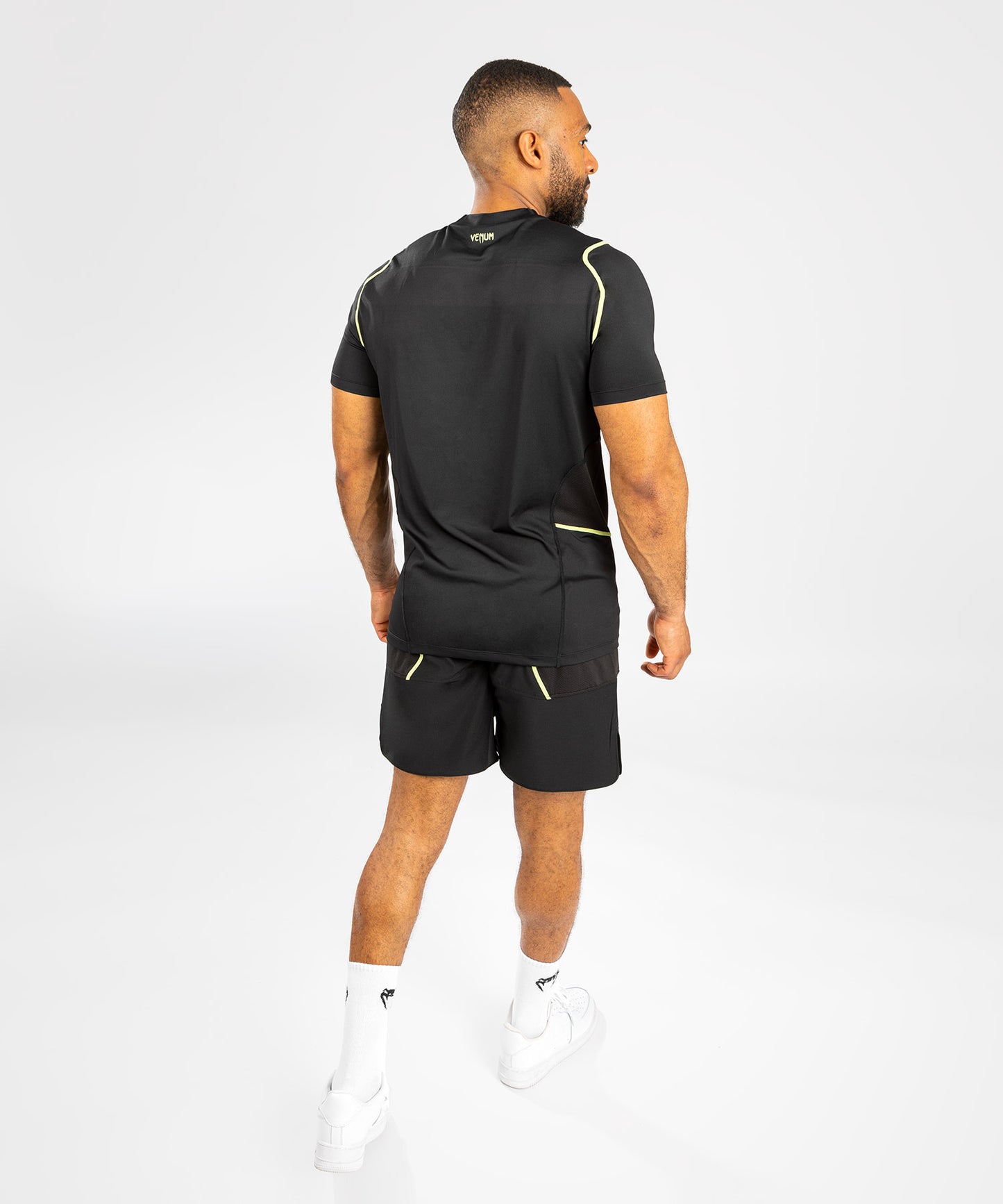 Venum Fusion 2.0  Camiseta Dry Tech Hombre - Negra/Amarilla