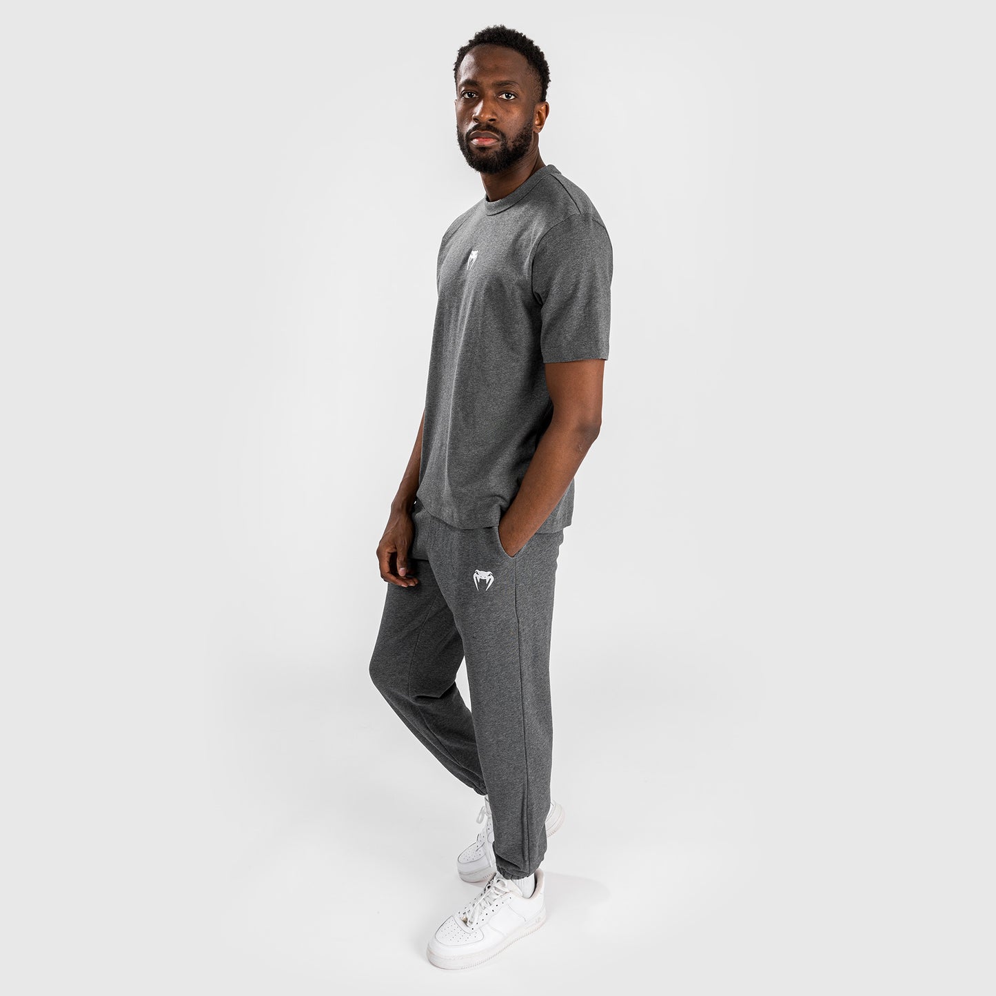 Venum Vortex XL Camiseta para Hombre - Gris Jaspeado Oscuro