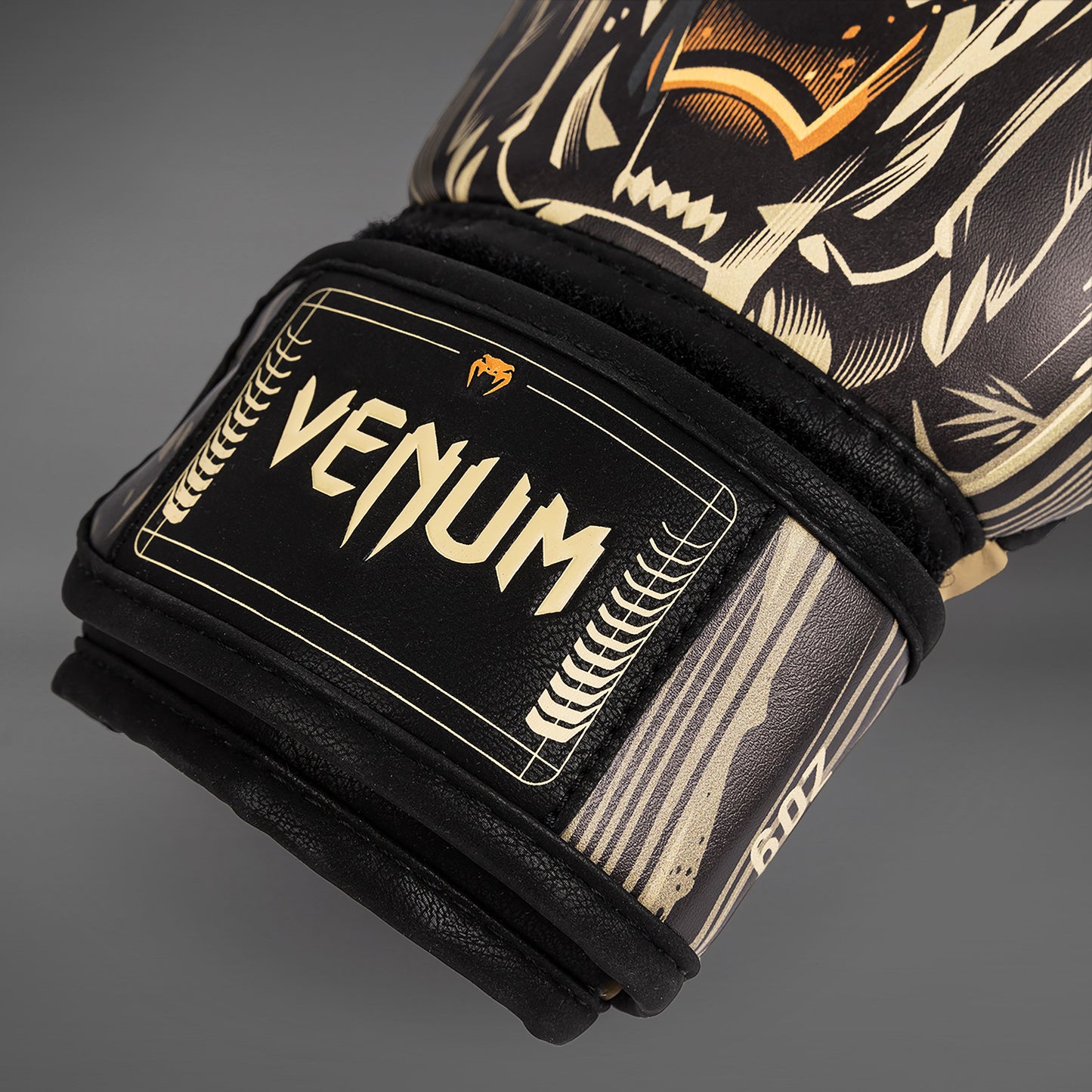 Venum Tiger Guantes de Boxeo para Niños - Negro/Naranja Neón