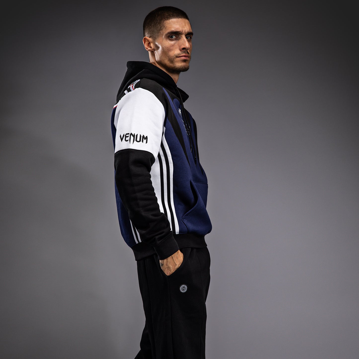 Venum x TEKKEN 8 - Jin Kazama Sudadera - Azul/Negro/Blanco