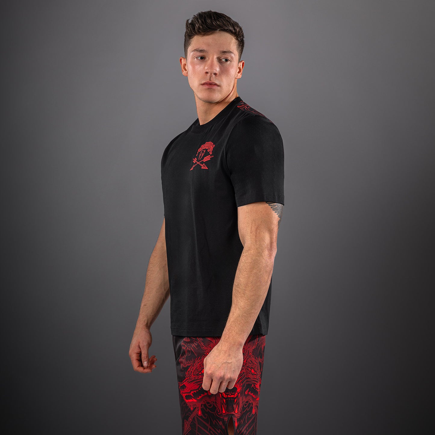 Venum Wolf Atak Camiseta – Negro/Rojo