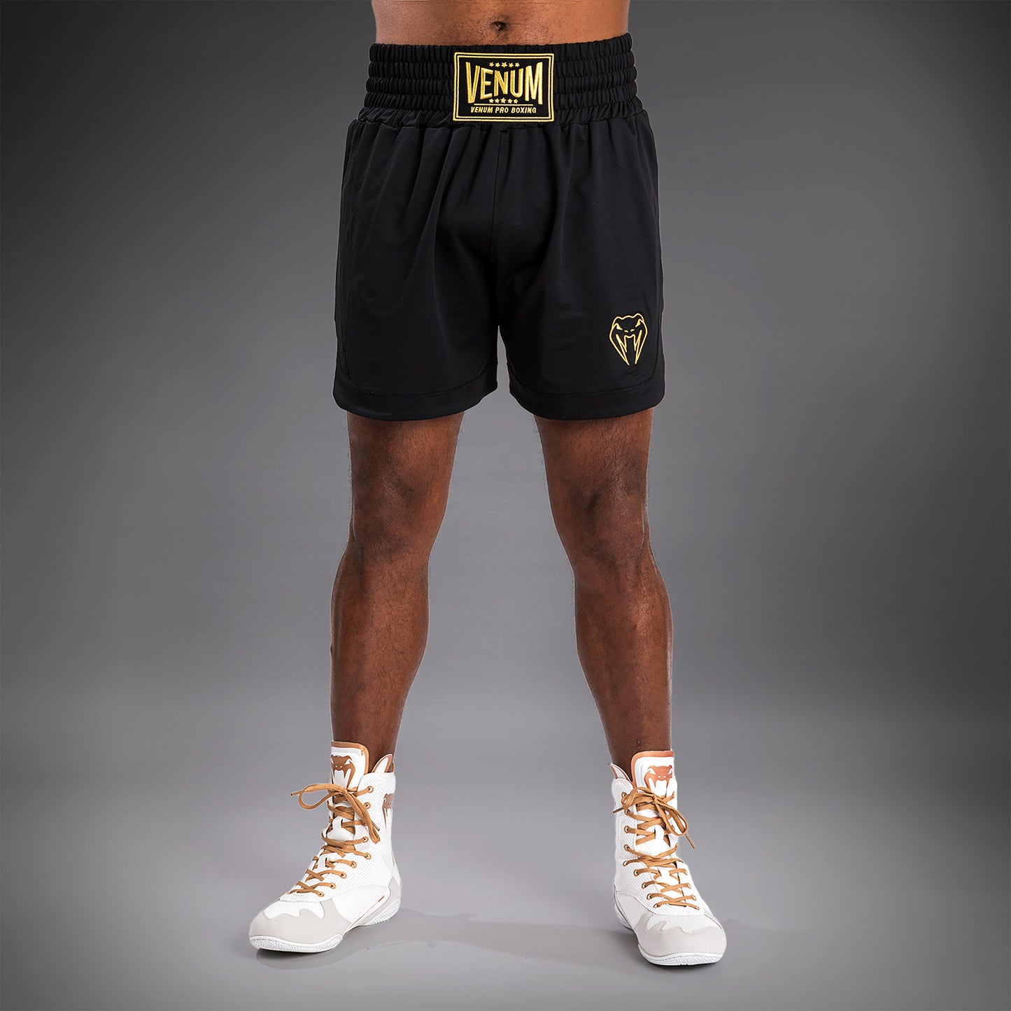 Venum Classic  Boxing Shorts - Negro/Dorado