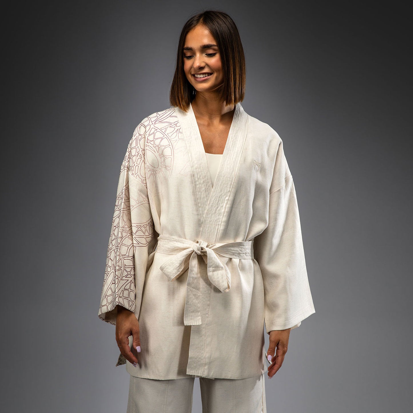 Venum Serpenti Chaqueta Mujer – Marfil/Burdeos