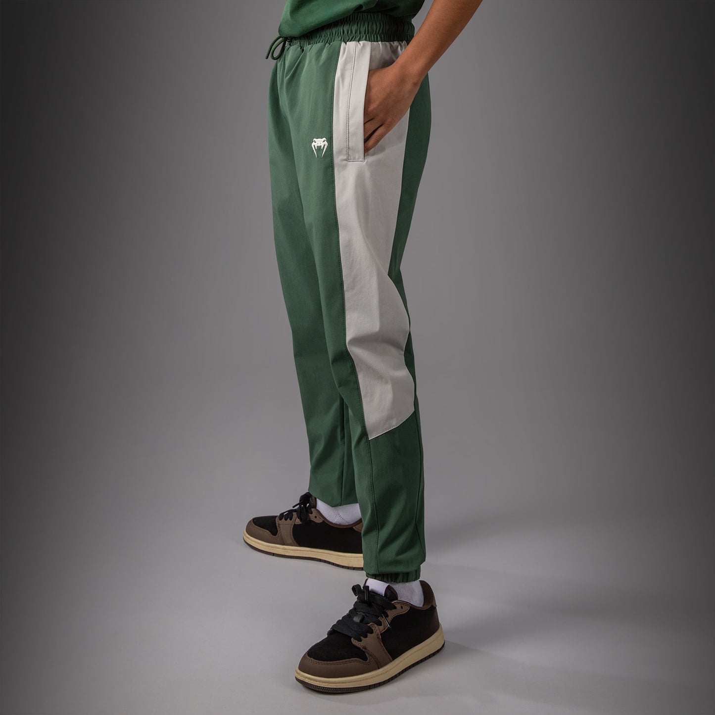 Venum Vectra Pantalón Jogger Infantil – Verde Bosque/ Blanco Roto