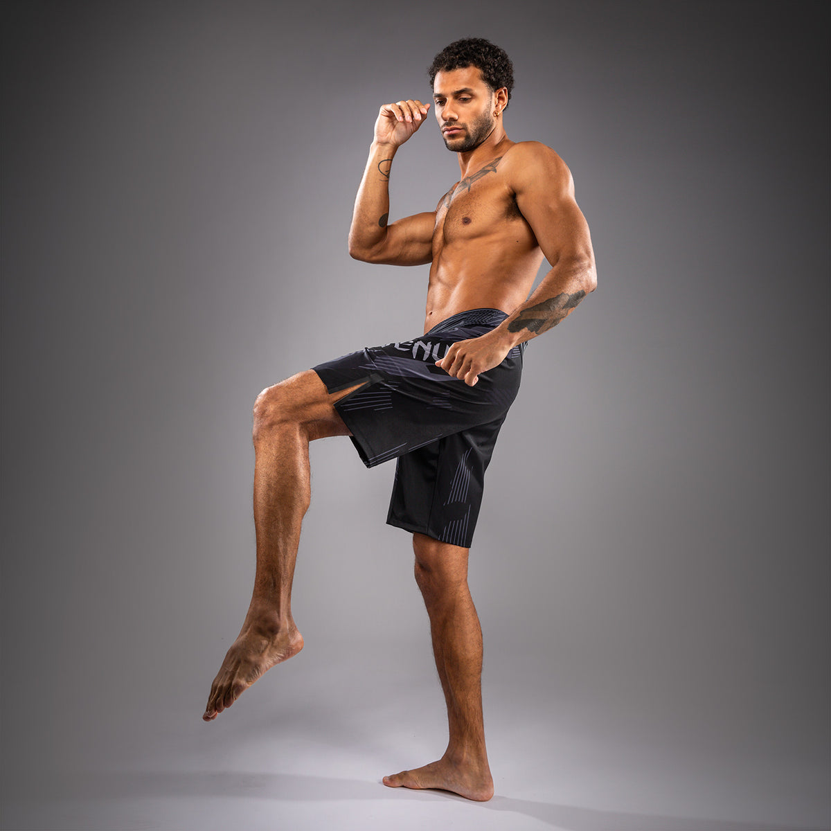 Venum No-Gi 6.0 Pantalón Corto de Combate - Negro/Gris
