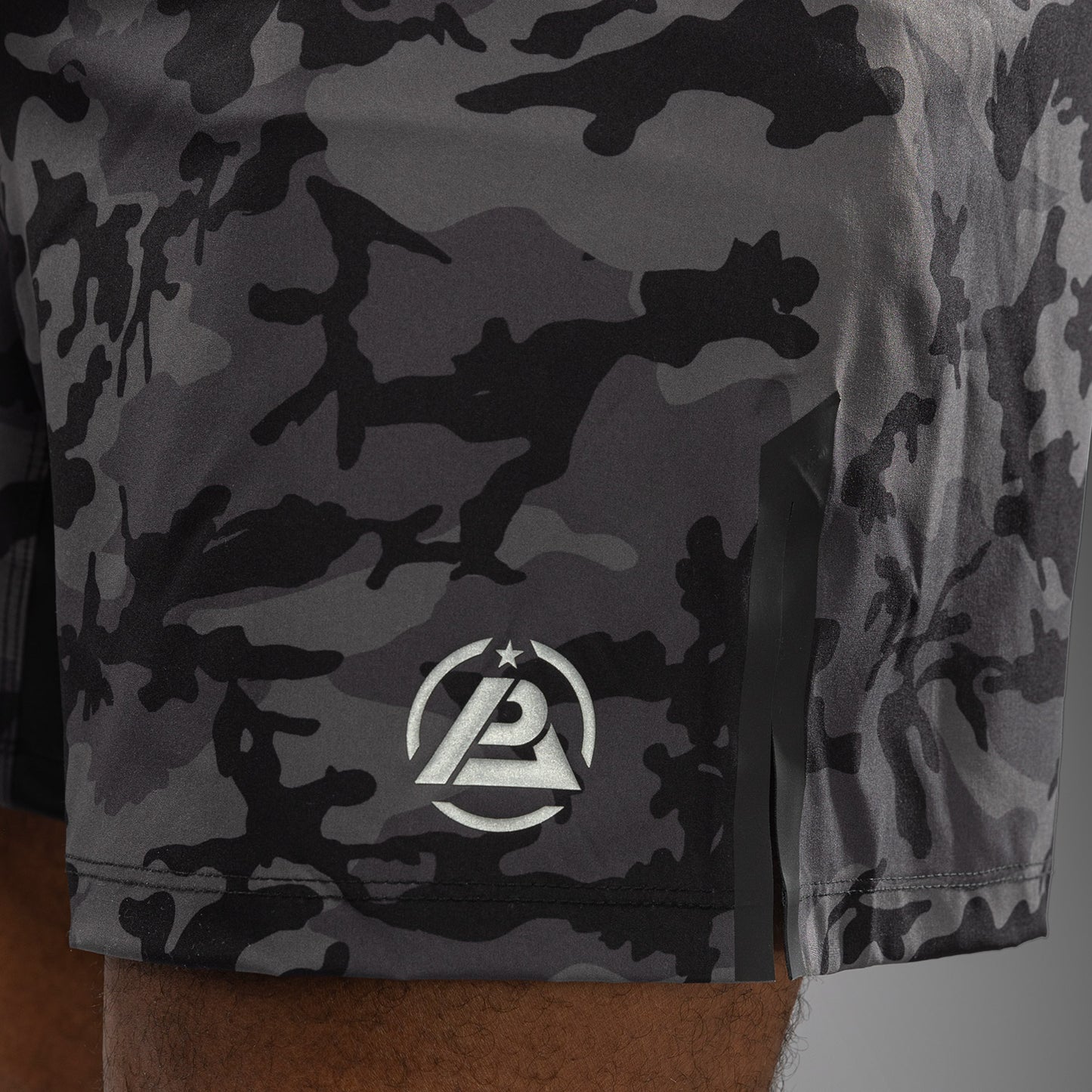 Venum x Polaris Pantalones de Lucha - Negro/Gris Tormenta