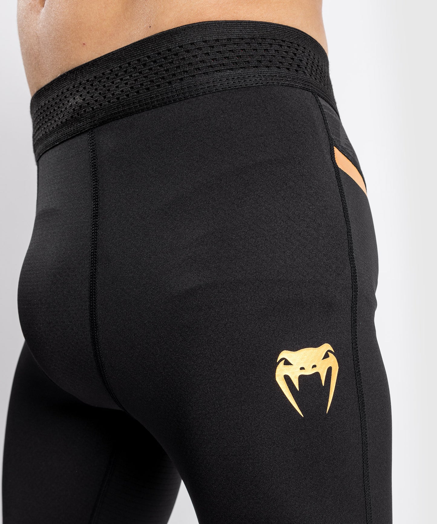 Pantalones de compresión 2.0 - Negro/Dorado