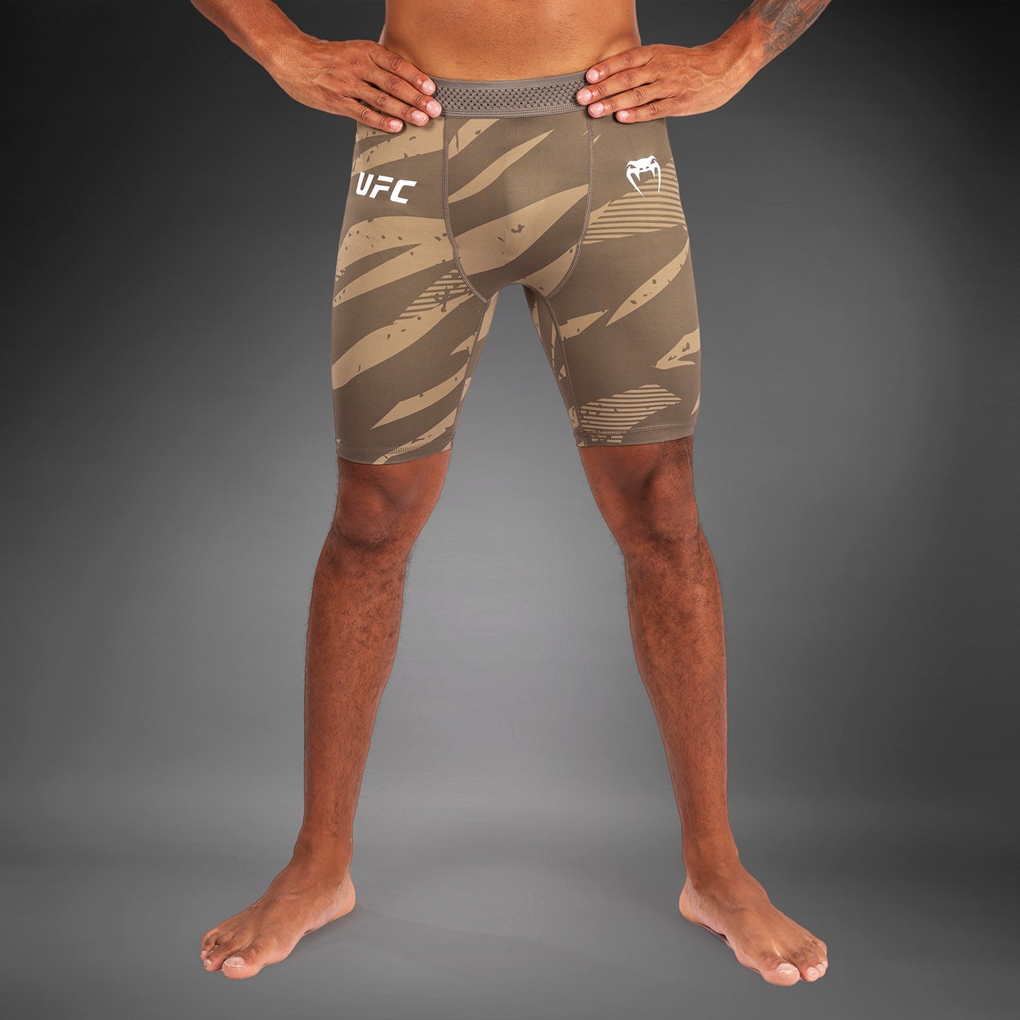 UFC Adrenaline By Venum Fight Week Hombre Vale Tudo Short - Desert Camo