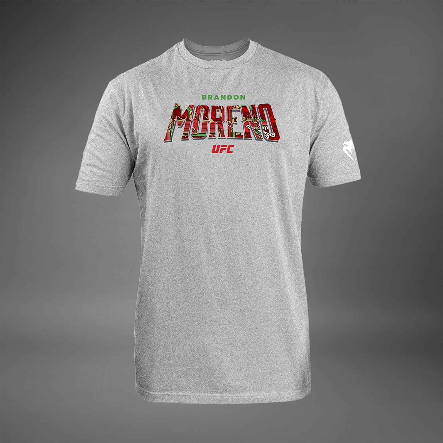 UFC Unrivaled by Venum Brandon Moreno Camiseta para Hombres - Gris Melange