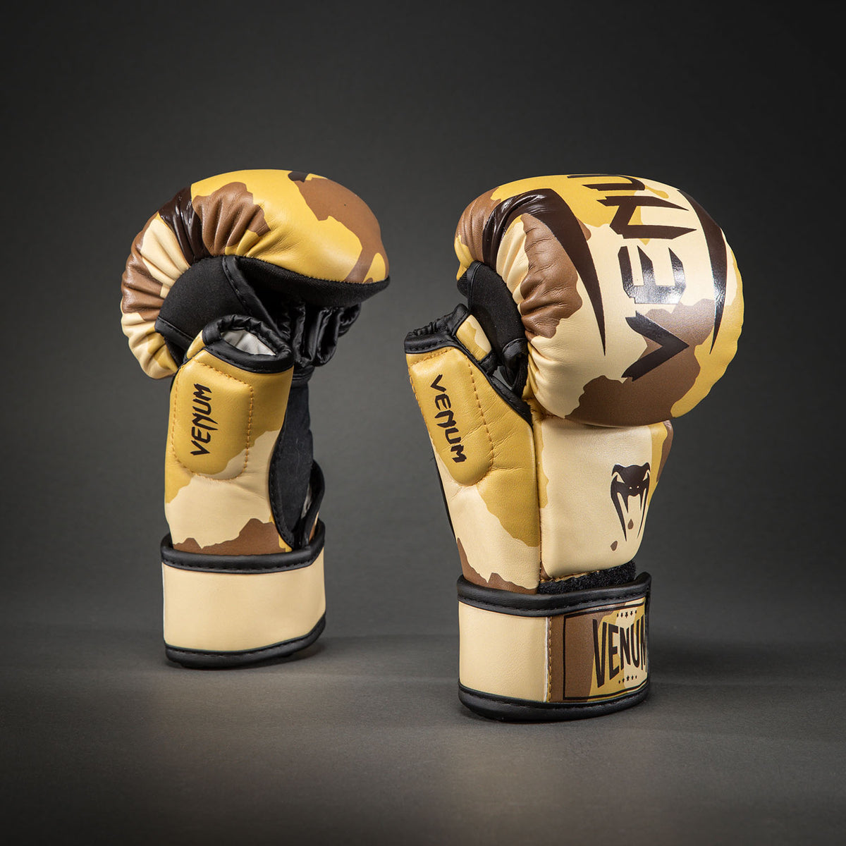 Venum Elite Guantes de Sparring - Beige Claro/Marrón