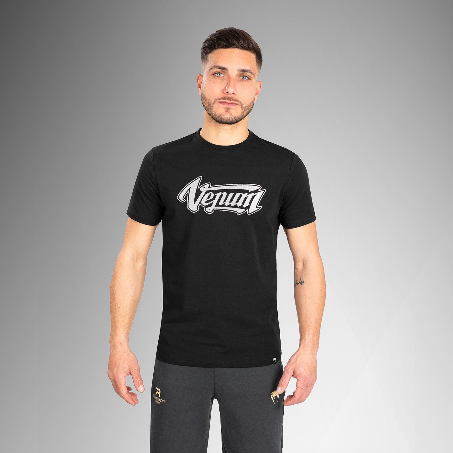 Camiseta ajustado Venum Absolute 2.0 - Negro/Plata