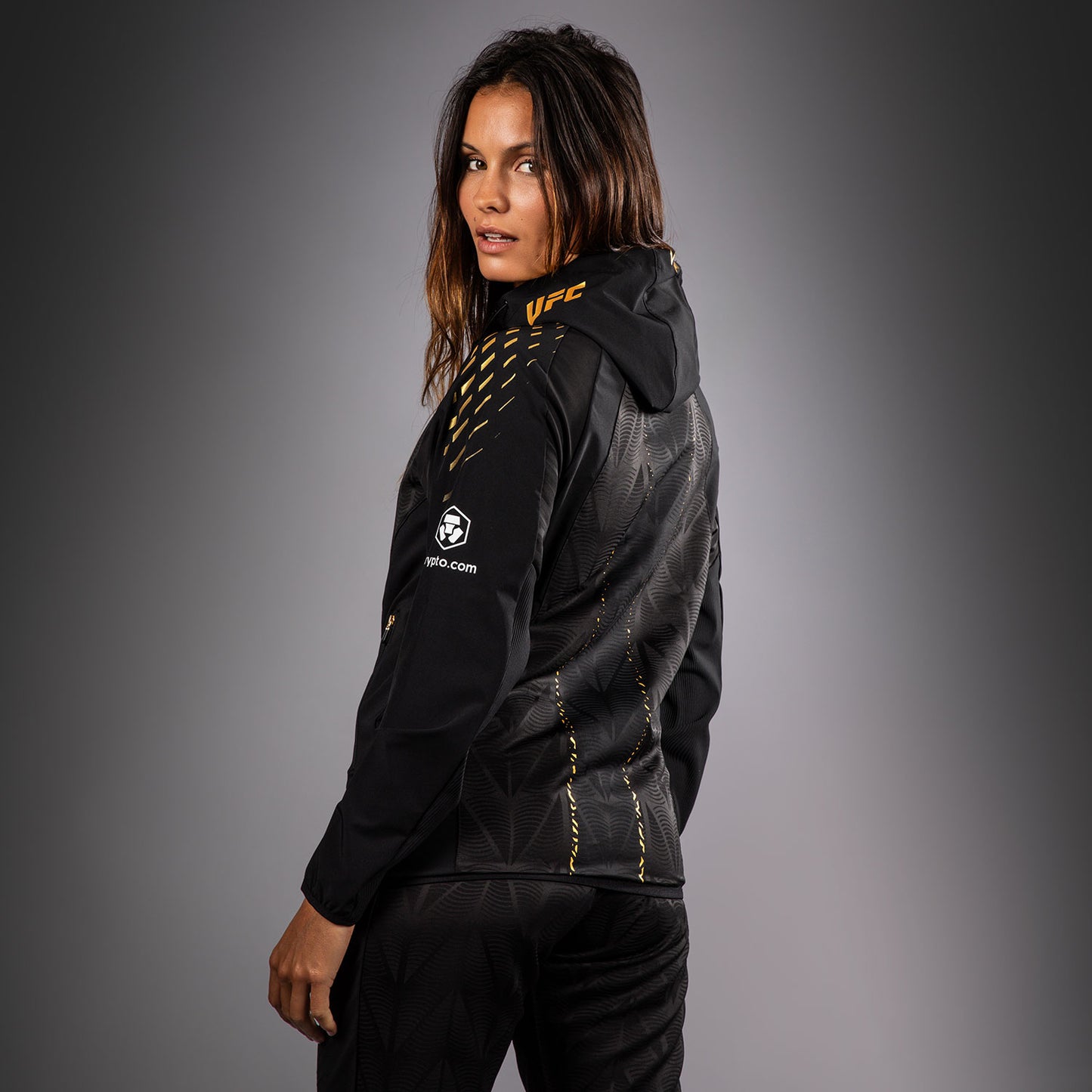UFC Zenith by Venum Authentic Fight Night Sudadera de walkout Mujer - Champion