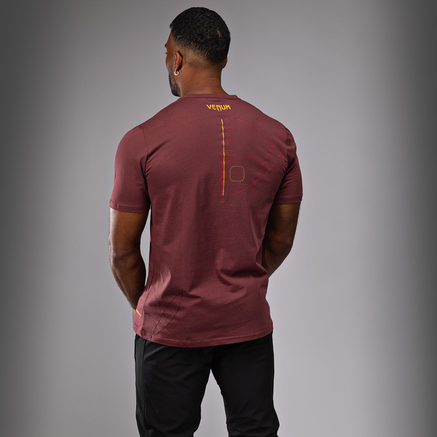 Venum Tactical XT Camiseta - Negra/Burdeos/Oro