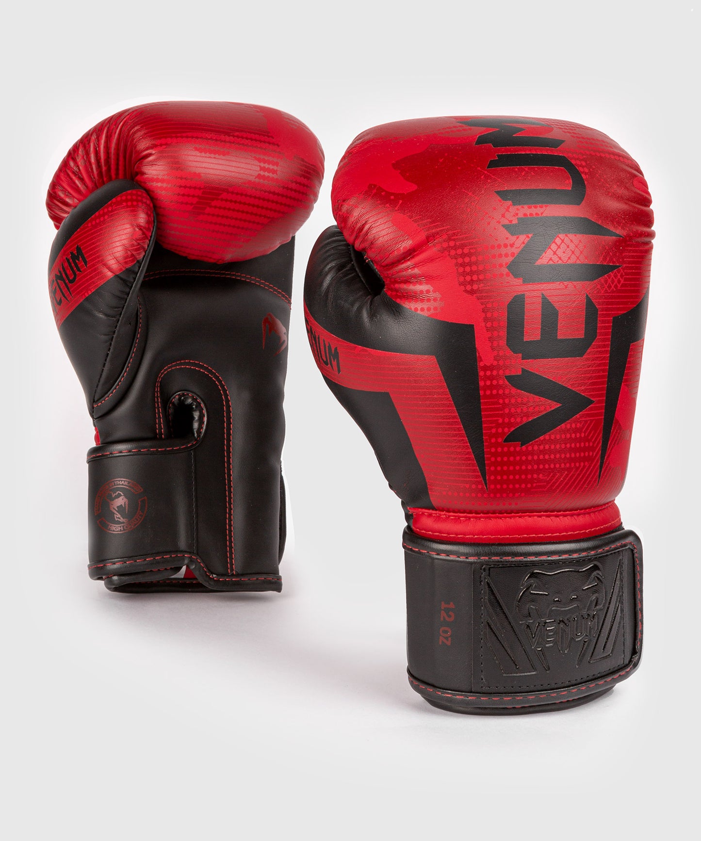 Guantes de boxeo Venum Elite - Rojo/Camo