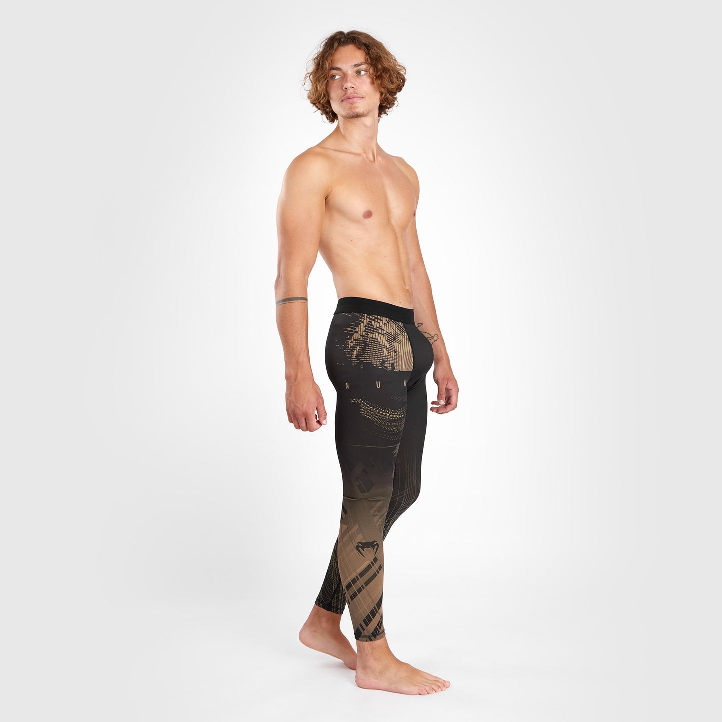 Venum Gorilla Jungle Pantalones de compresión - Negro/Arena