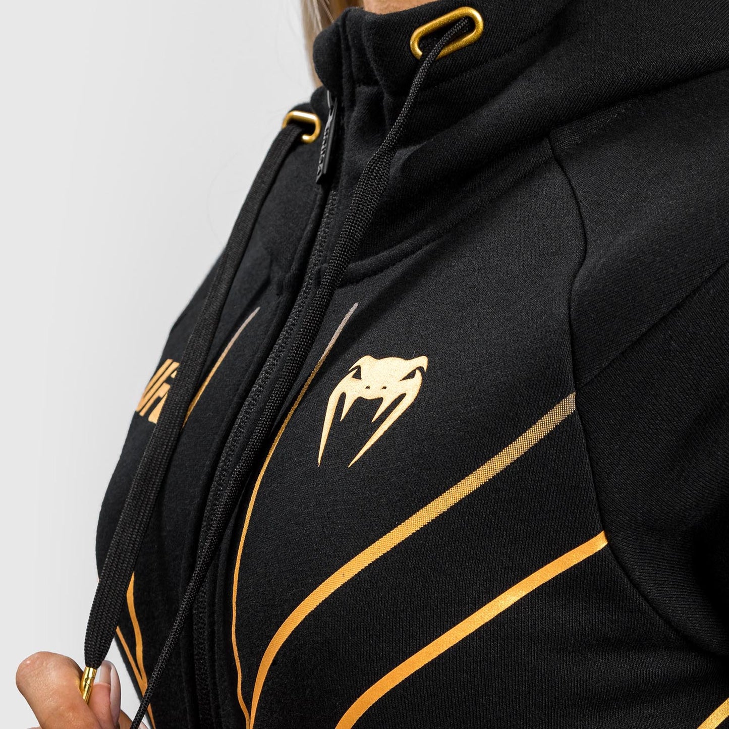 Replica de UFC Venum Fight Night 2.0 Sudadera con cremallera para mujer - Champion