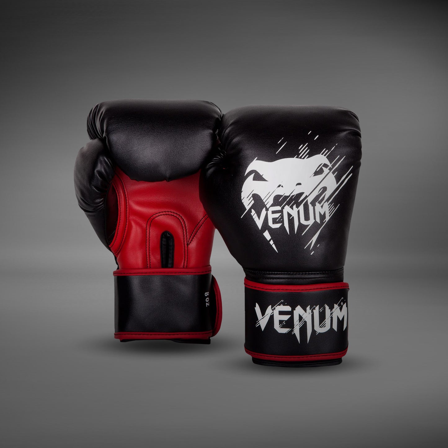 Guantes de Boxeo Venum Contender Niños - Negro/Rojo