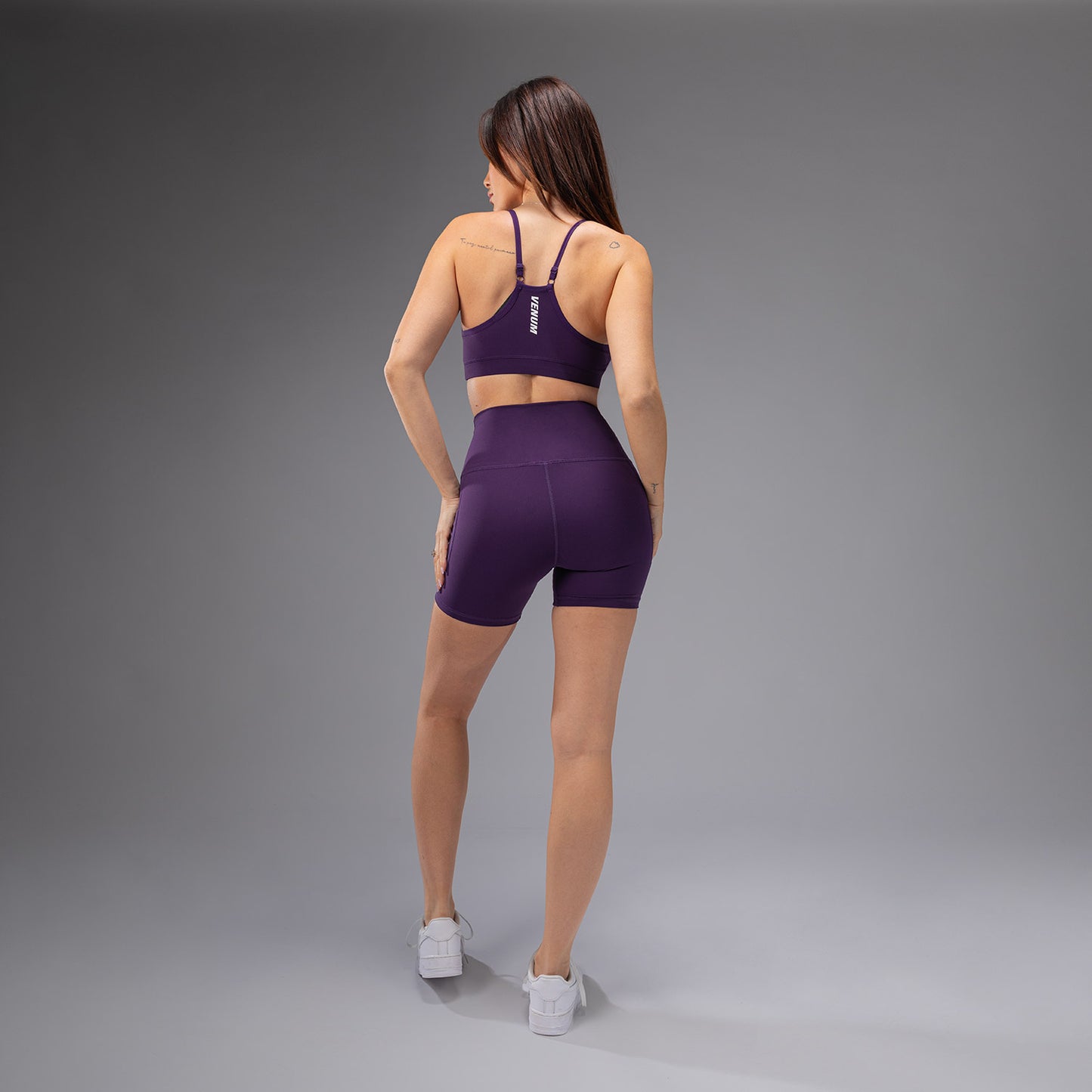 Venum Essential Pantalones Cortos de Ciclismo para Mujer - Púrpura Profundo