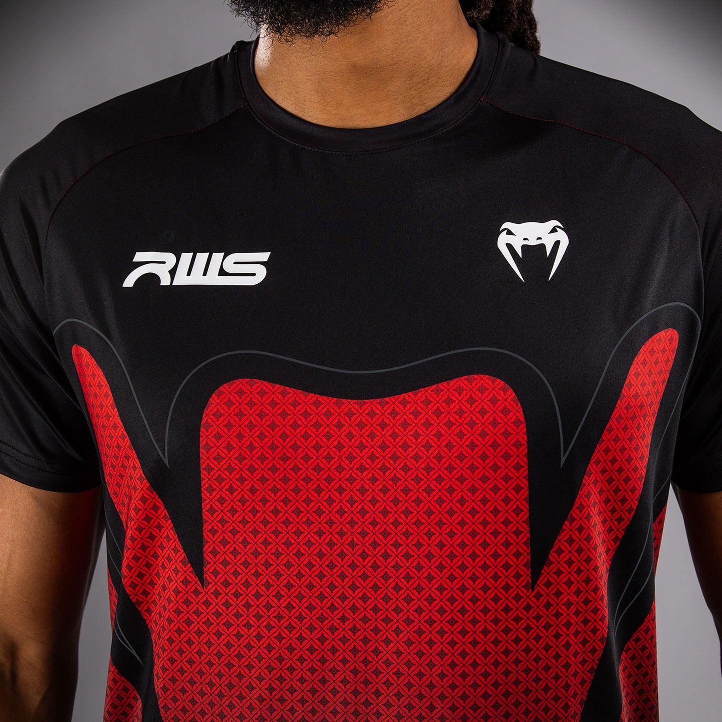 Venum x RWS 2.0 Camiseta Dry-Tech para Hombre – Negro/Rojo