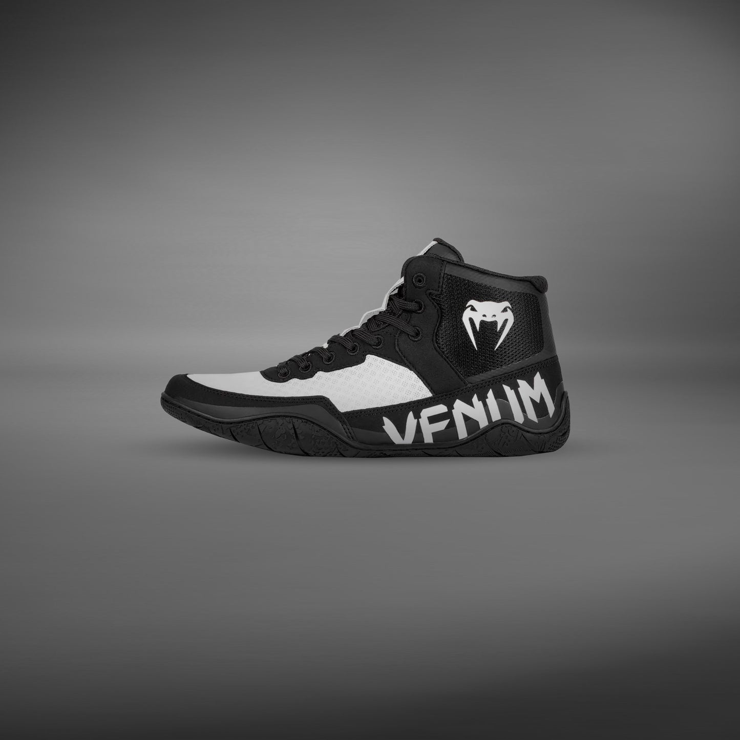 Venum Elite  Zapatillas de lucha - Negro/Blanco
