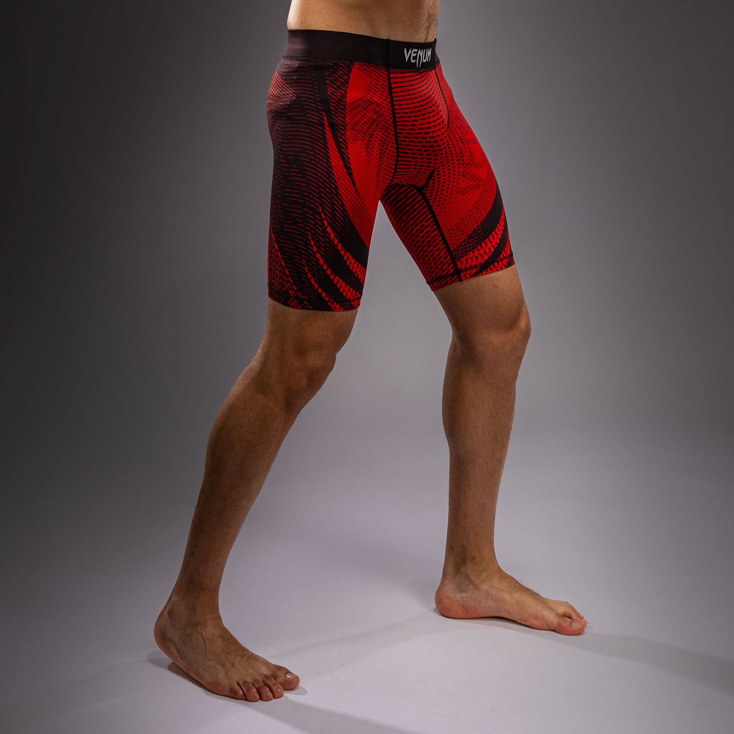Venum Galactic 3.0 Pantalón Corto de Compresión - Rojo/Plata