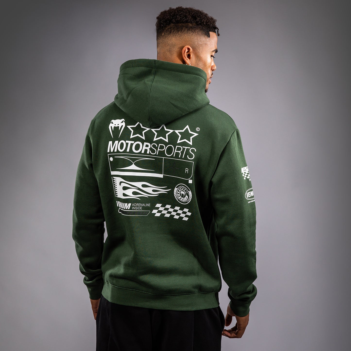 Venum Motorsport Sudadera con Capucha - Bosque Profundo
