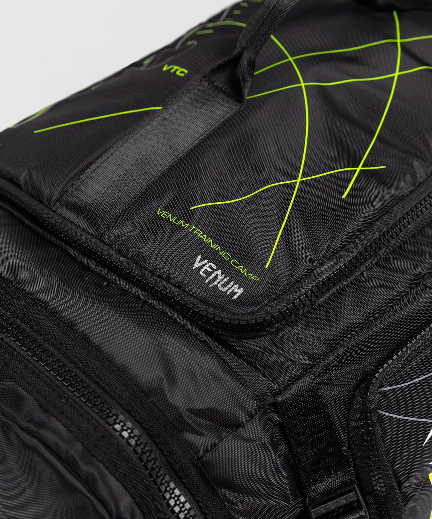 Venum Training Camp 4.0 Bolsa de deporte - Negro/Verde neón