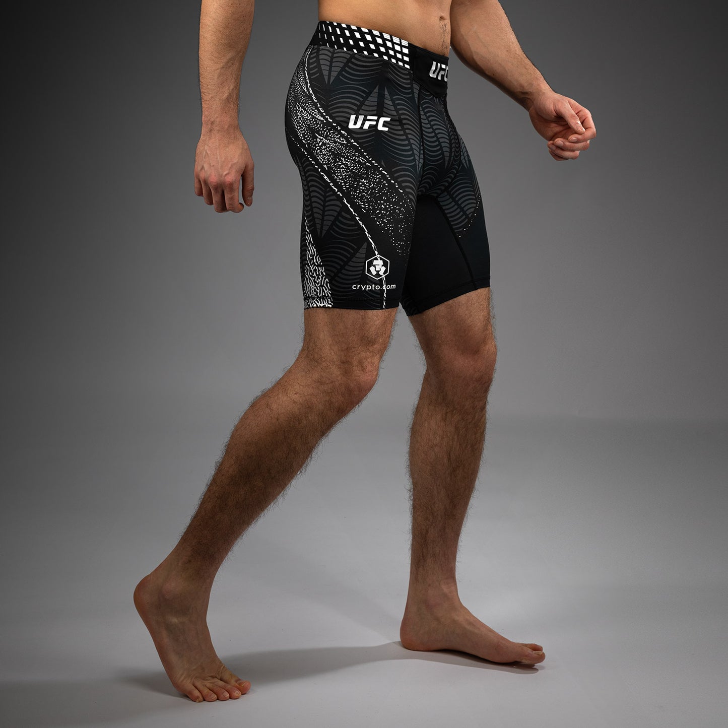 UFC Zenith by Venum Authentic Fight Night Short Vale Tudo Hombre Personalizado - Negro