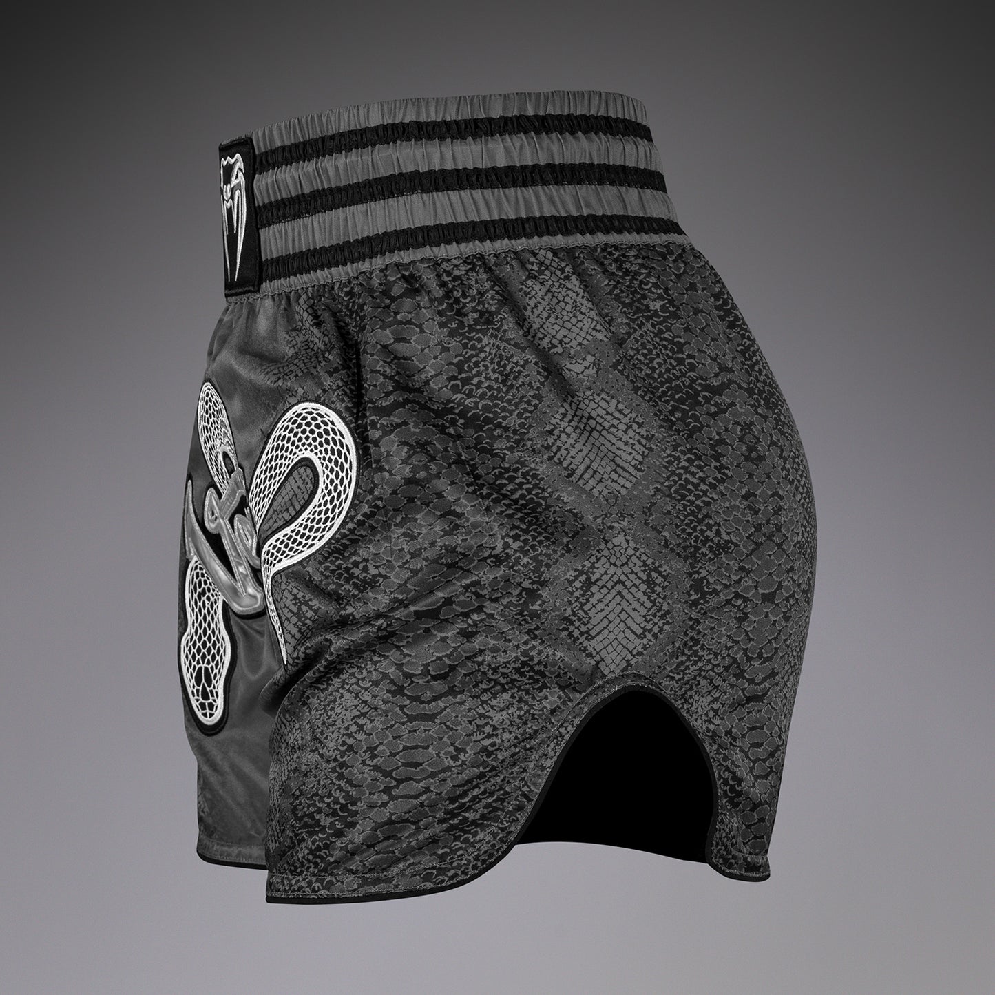 Venum Amazonia Pantalones Cortos de Muay Thai para Mujer - Gris Oscuro
