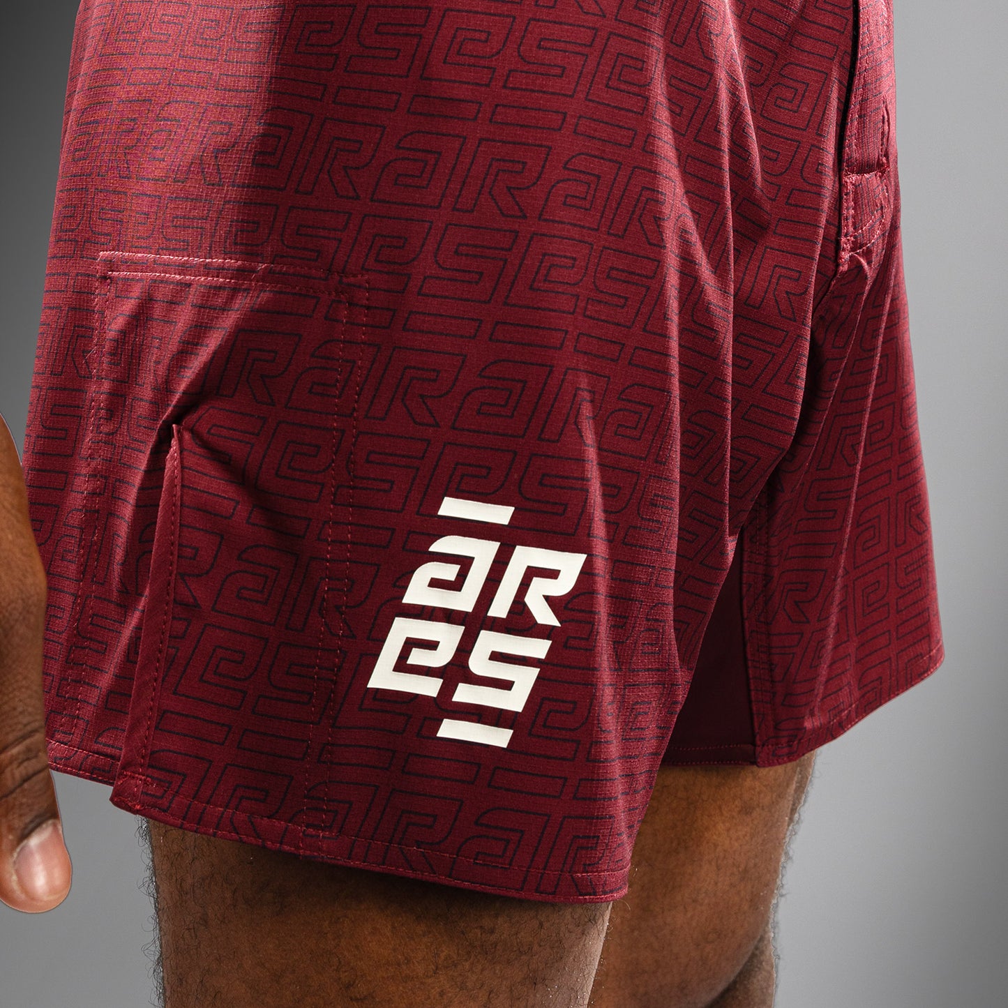 Venum x Ares Pantalones de Lucha para Hombre - Burdeos