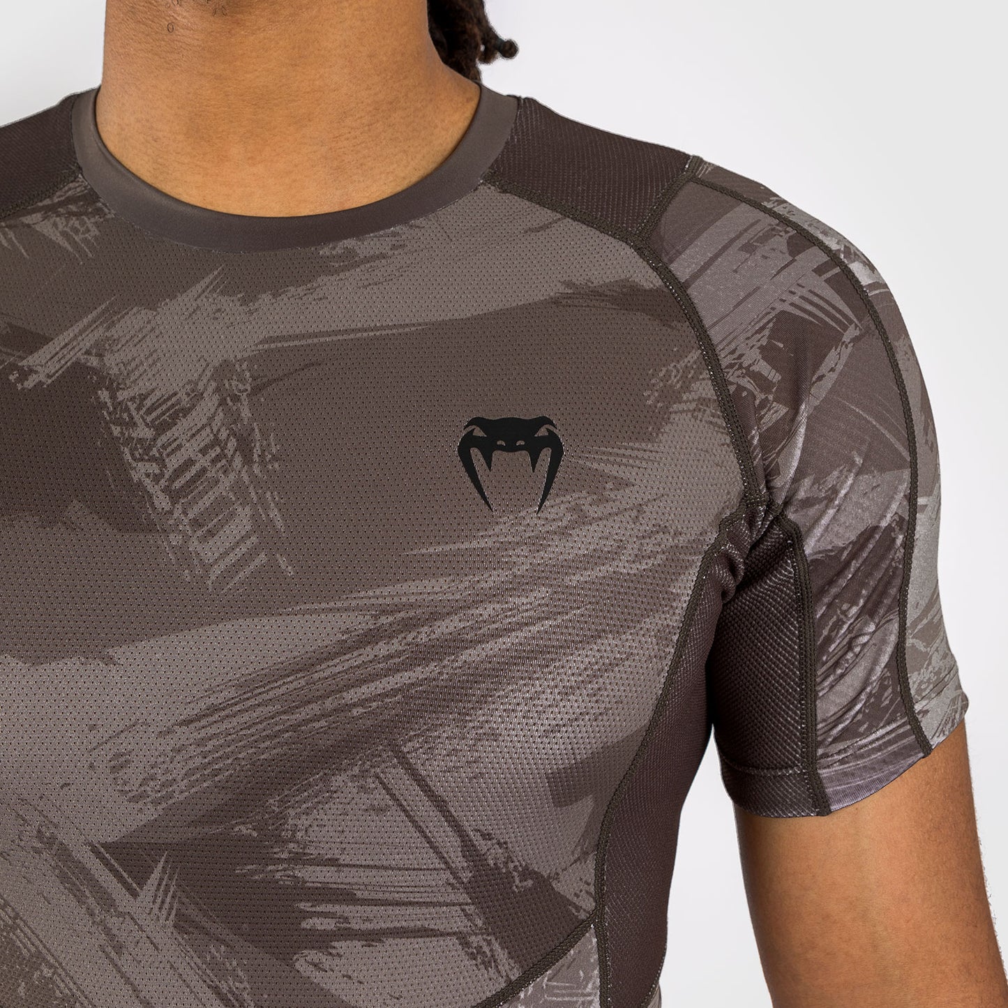 Venum Electron 3.0 Lycra Manga Corta - Sable