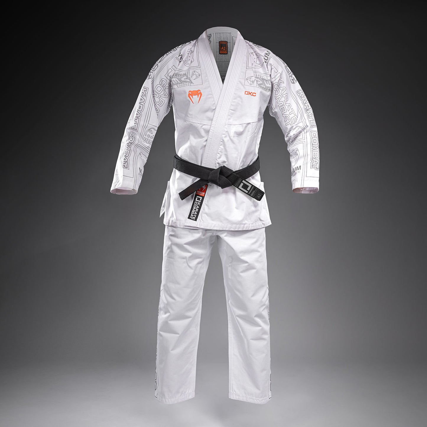Karate Combat by Venum Kimono de BJJ – Blanco/Gris