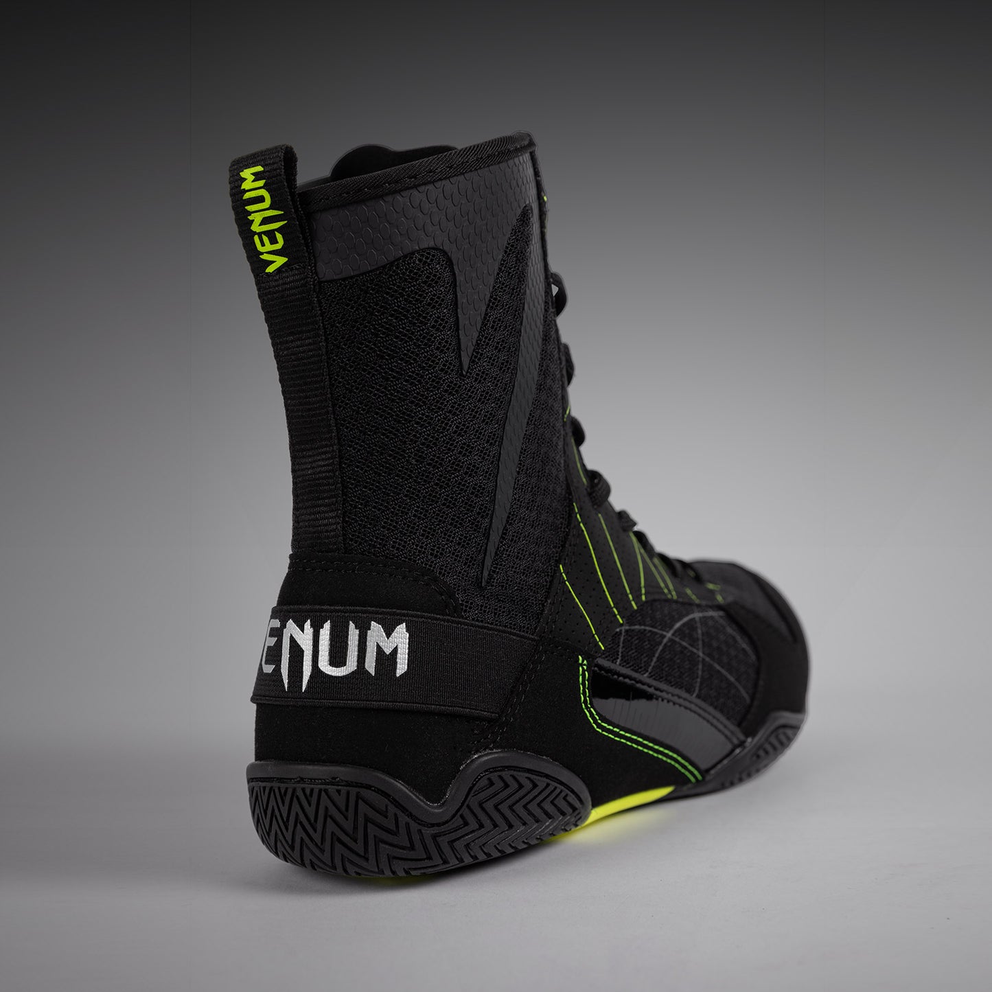 Venum Training Camp 4.0 Calzado de boxeo Elite - Negro/Verde neón