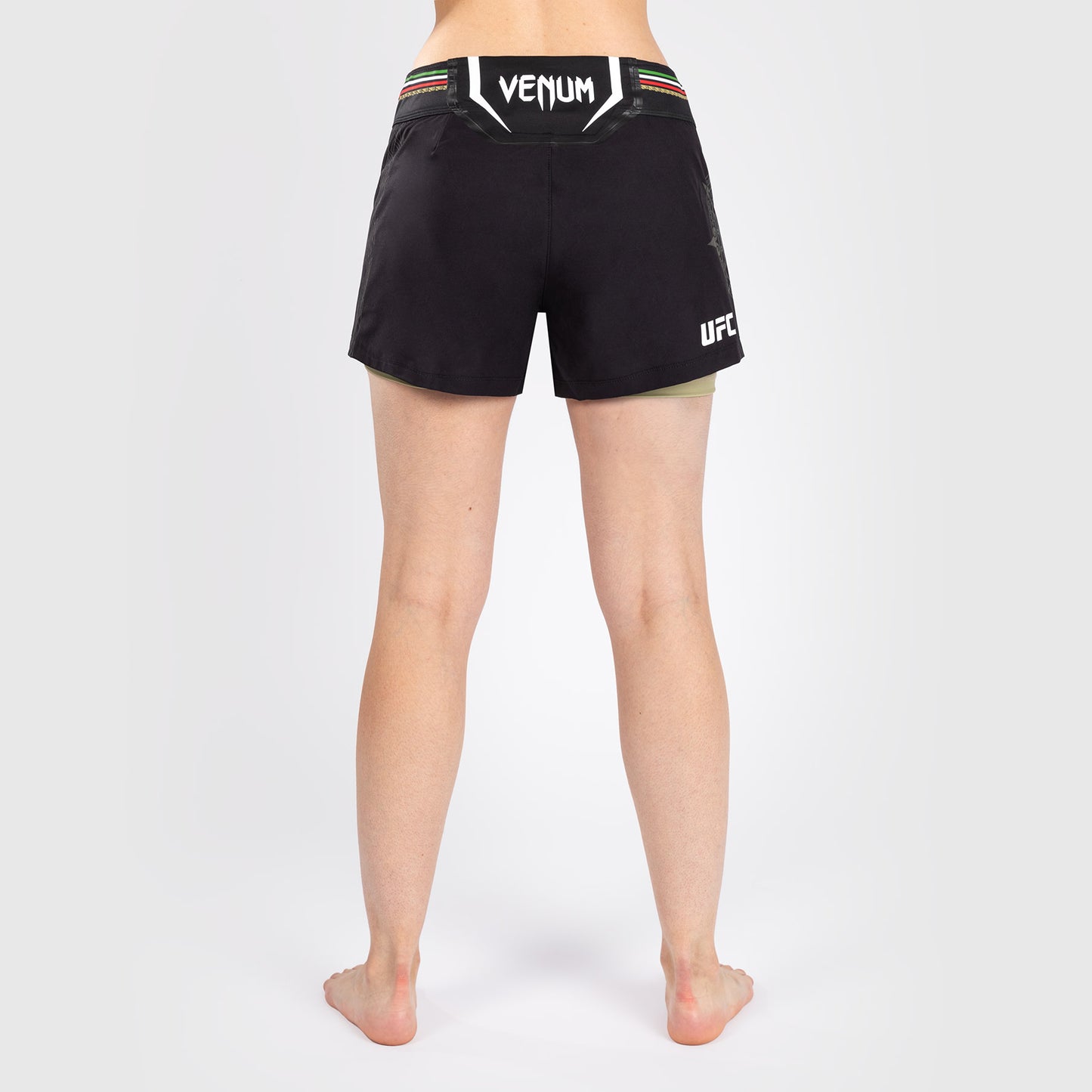 Noche UFC by Venum Authentic Fight Night Shorts de combate para mujer - Negro