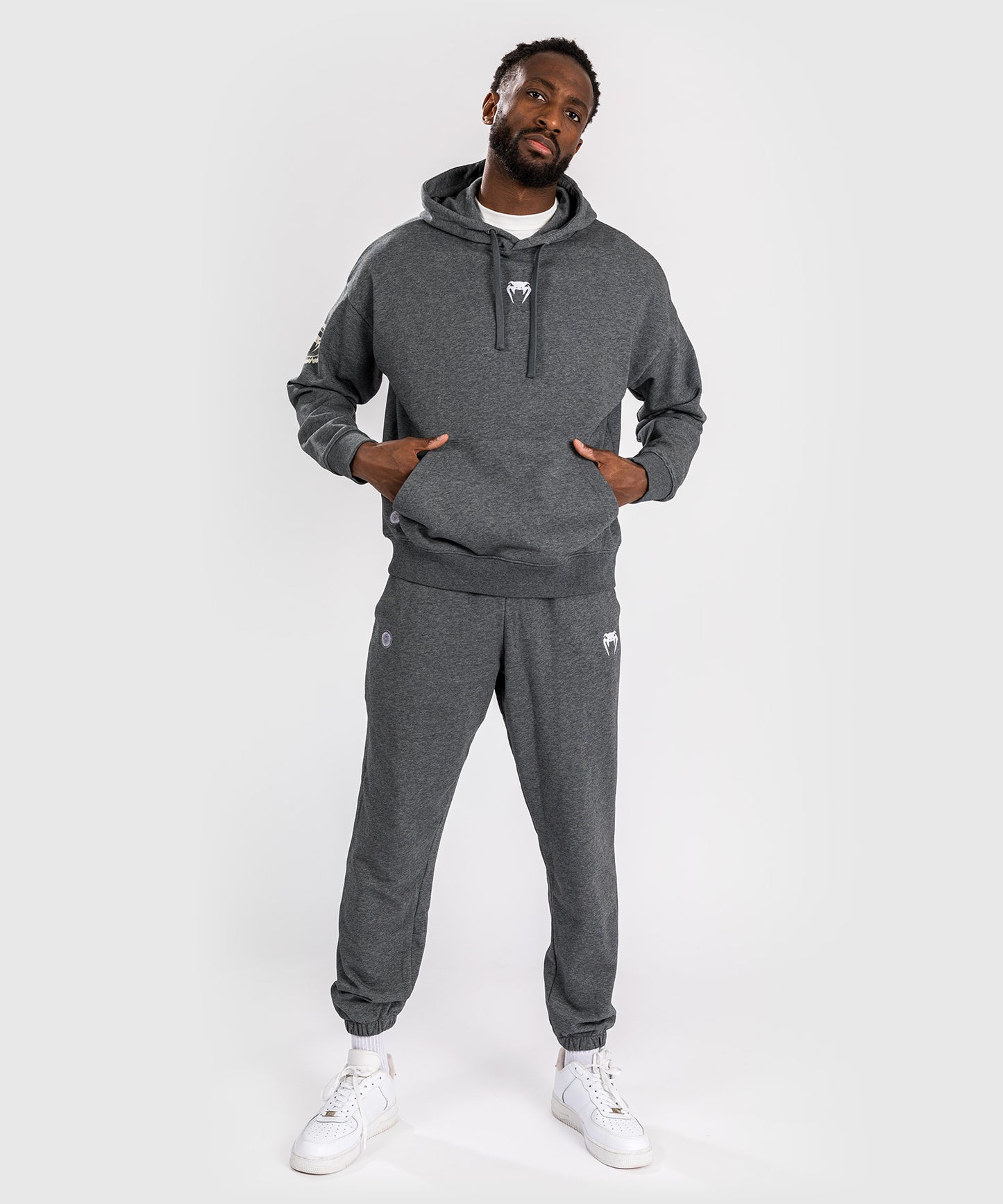 Venum Vortex XL Lite Sudadera Con Capucha para Hombre - Gris Jaspeado Oscuro
