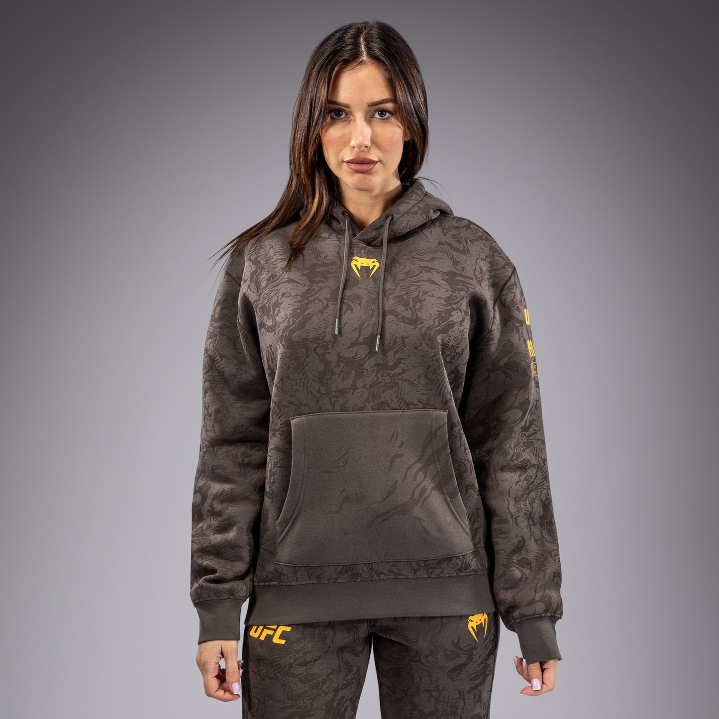 UFC Fusion by Venum Fight Week Sudadera con Capucha para Mujer - Marrón tierra