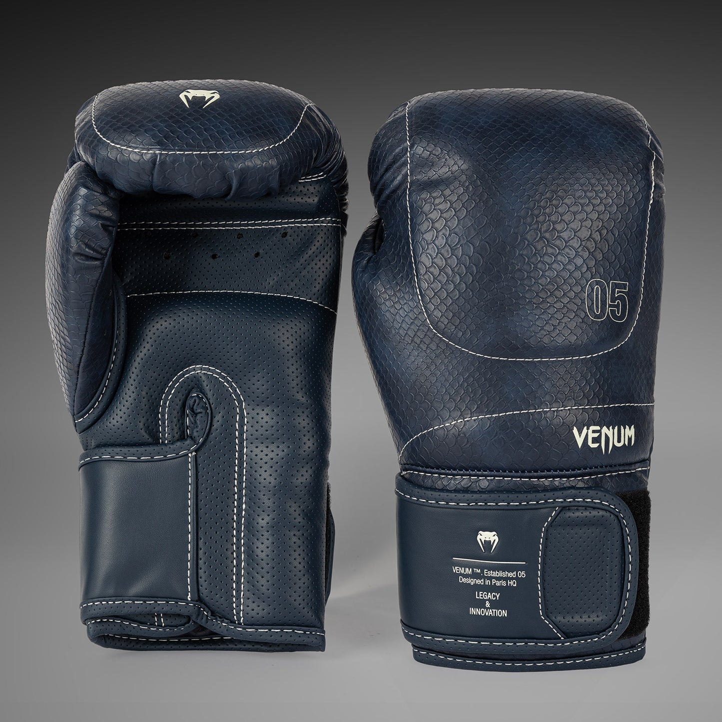 Venum Impact Evo Scales Guantes de Boxeo – Azul Medianoche