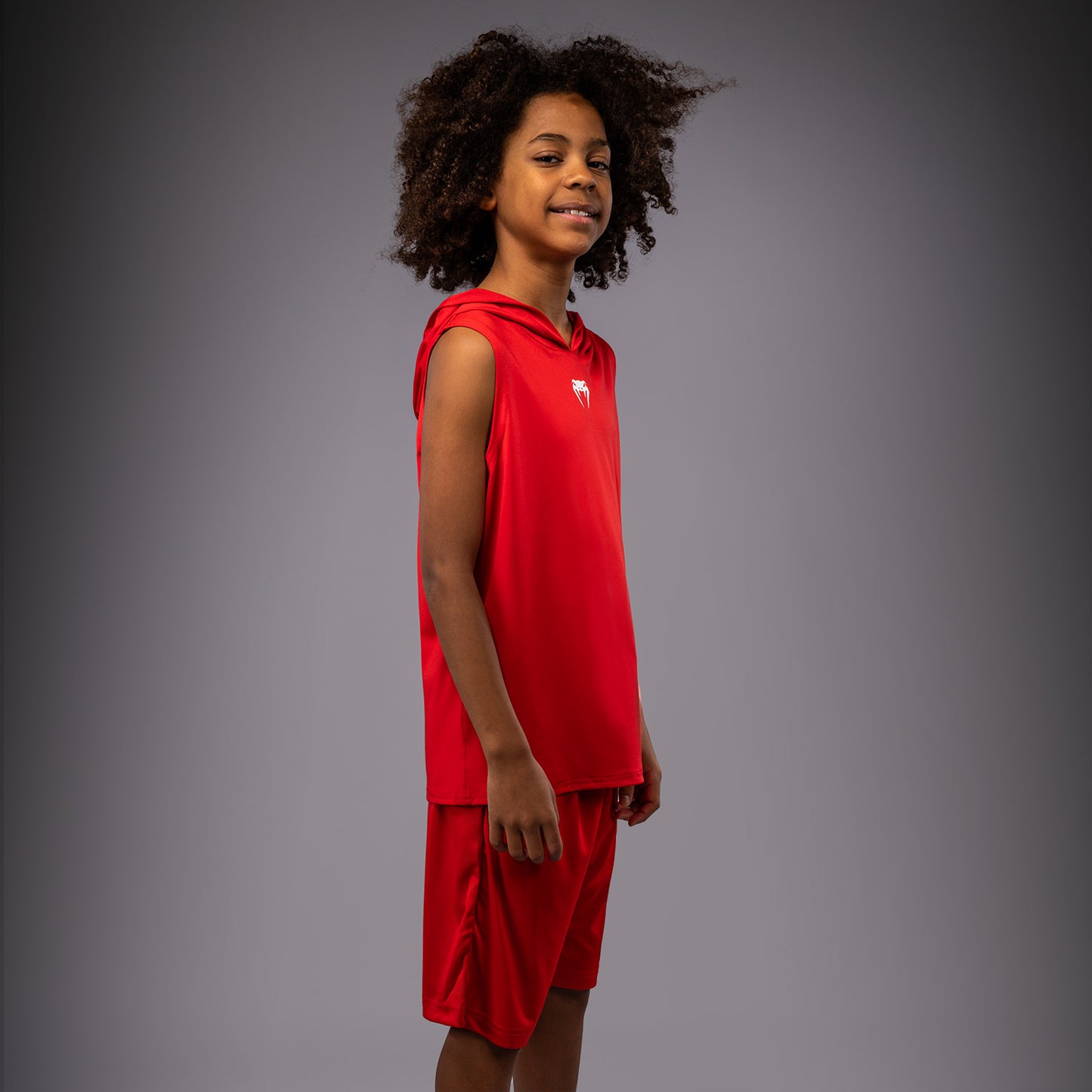 Venum Elite Sudadera con Capucha Sin Mangas Dry-Tech Para Niños - Rojo