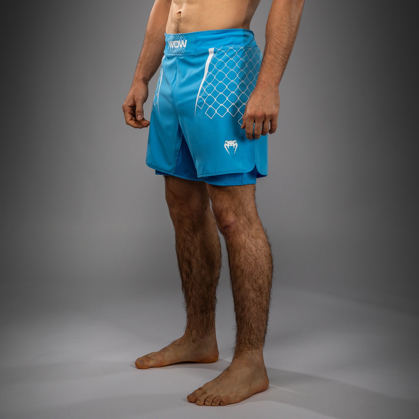 Venum x WOW FC Pantalones de Lucha para Hombre - Pacific Blue