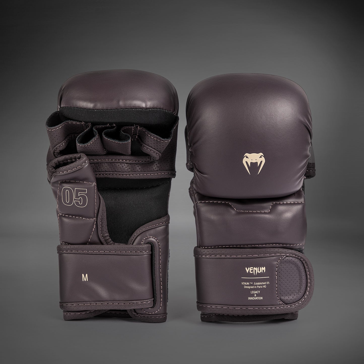 Venum Impact Evo Guantes de sparring MMA - Chocolate