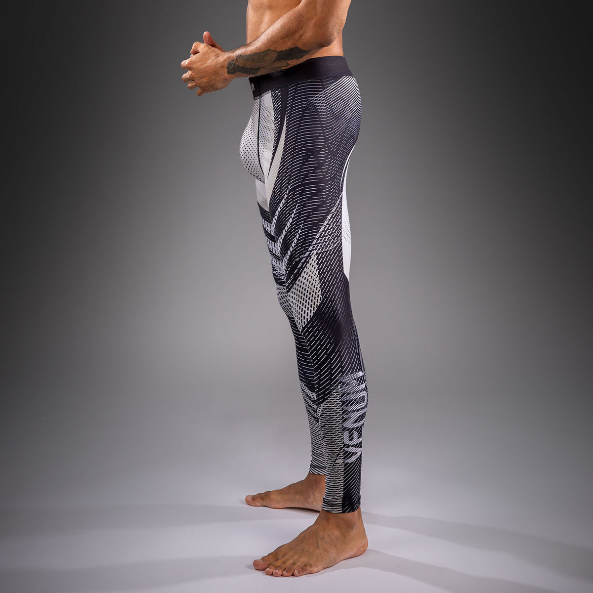 Venum Galactic 3.0 Pantalones de compresión - Blanco Hueso/Negro