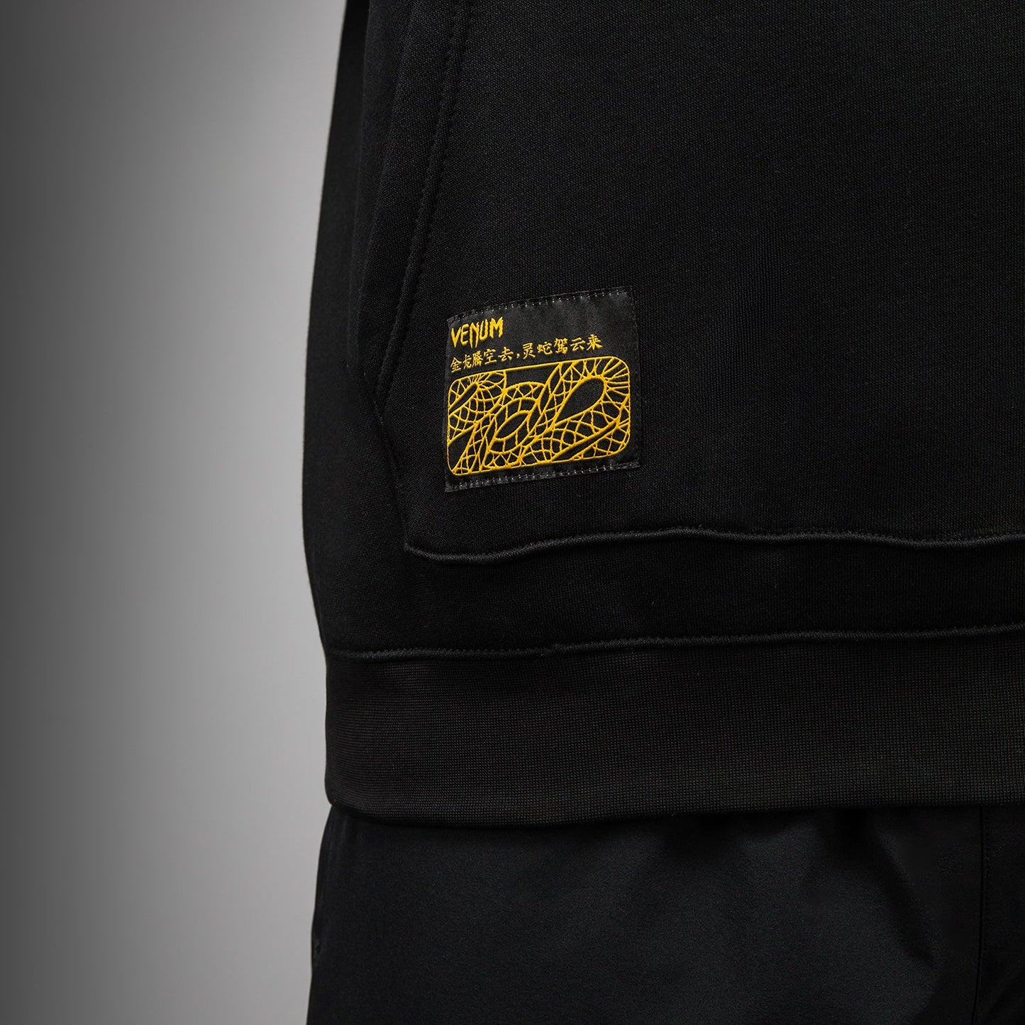 Venum Serpenti Sudadera con Capucha – Negro/Plateado/Dorado