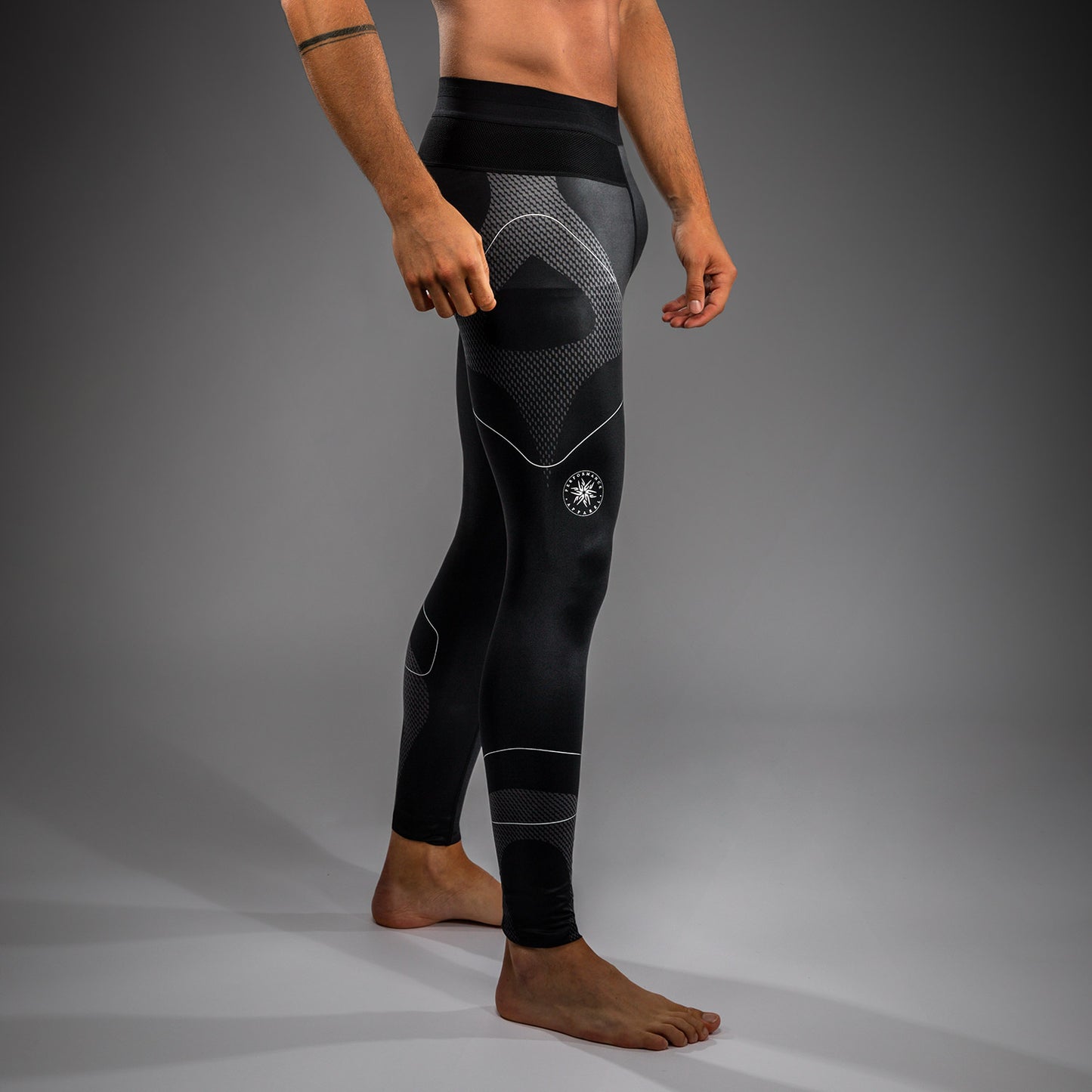 Venum Nexus Pantalones Ajustados – Negro/Plata