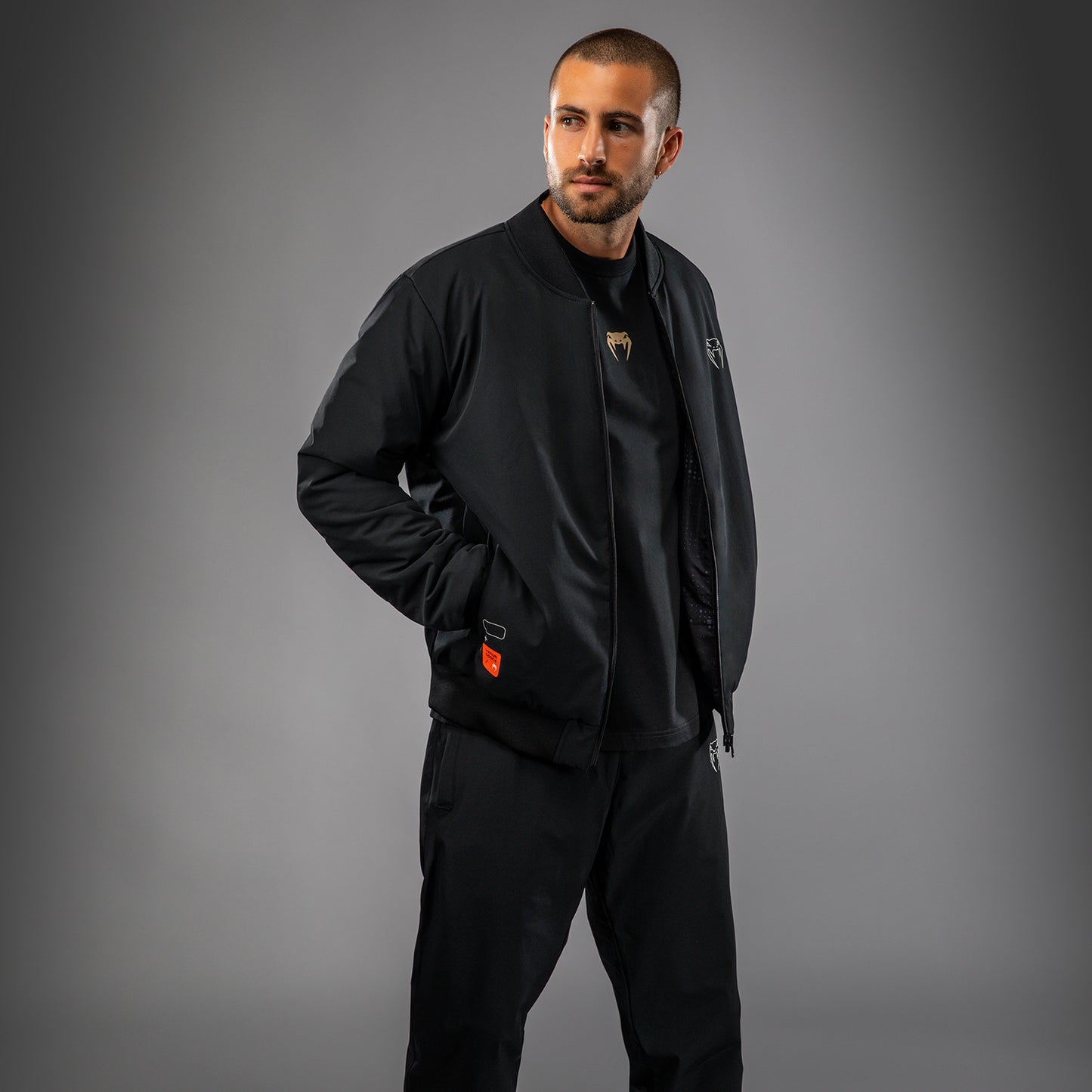 Venum Eclipse Cazadora Bomber – Negro/Hueso