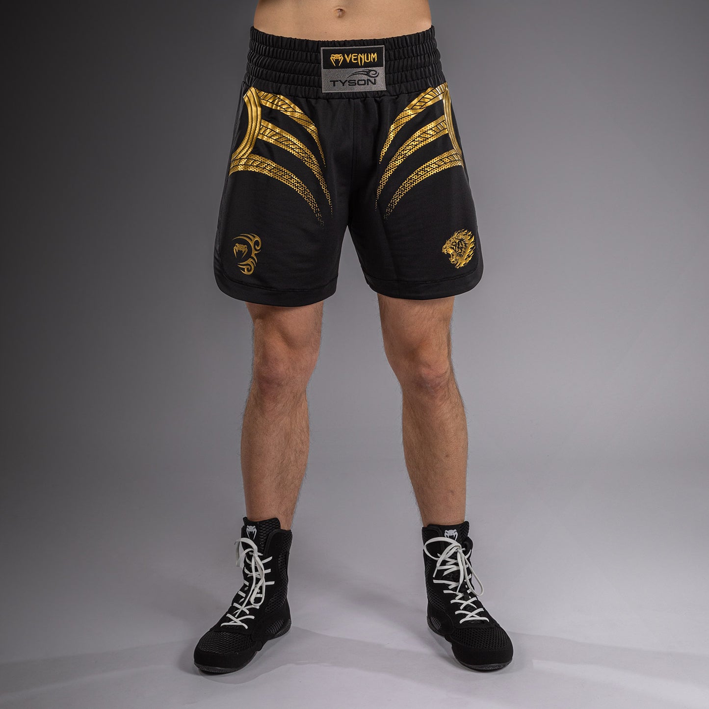 Venum x Mike Tyson Tiger Pantalón Corto de Boxeo Tiger - Negro/Oro