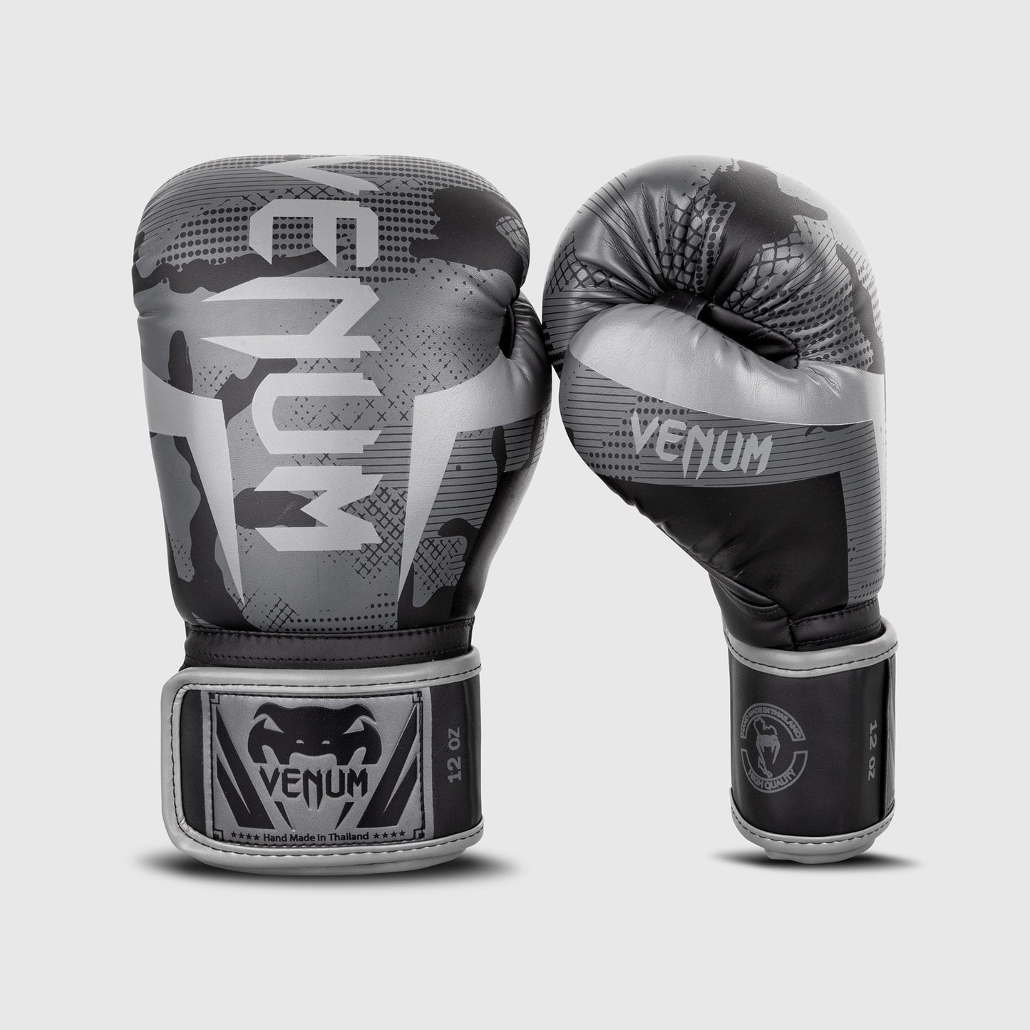 Guantes de boxeo Venum Elite - Gris/Camuflaje